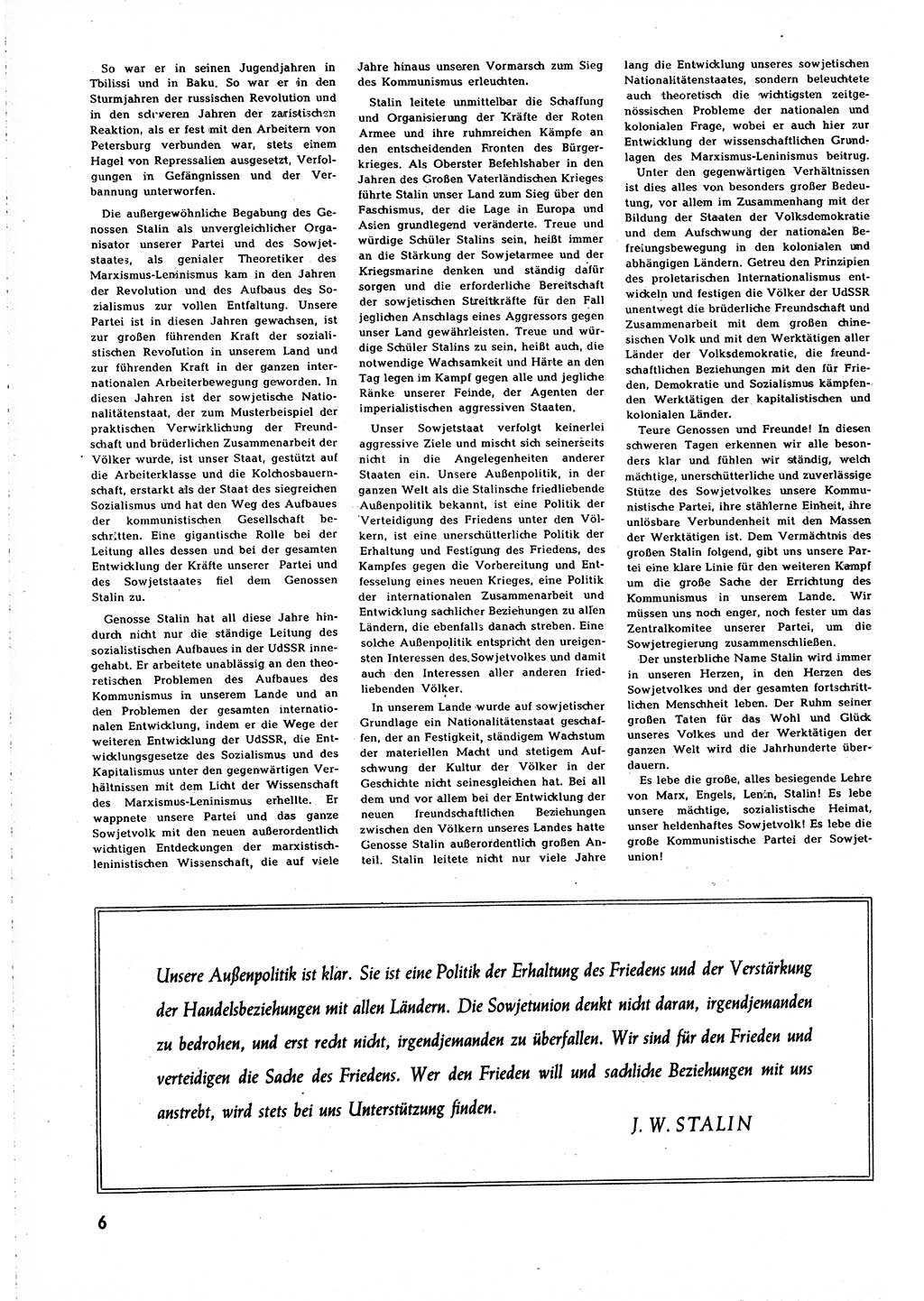 Neuer Weg (NW), Organ des Zentralkomitees (ZK) [Sozialistische Einheitspartei Deutschlands (SED)] für alle Parteiarbeiter, 8. Jahrgang [Deutsche Demokratische Republik (DDR)] 1953, Heft 6/6 (NW ZK SED DDR 1953, H. 6/6)