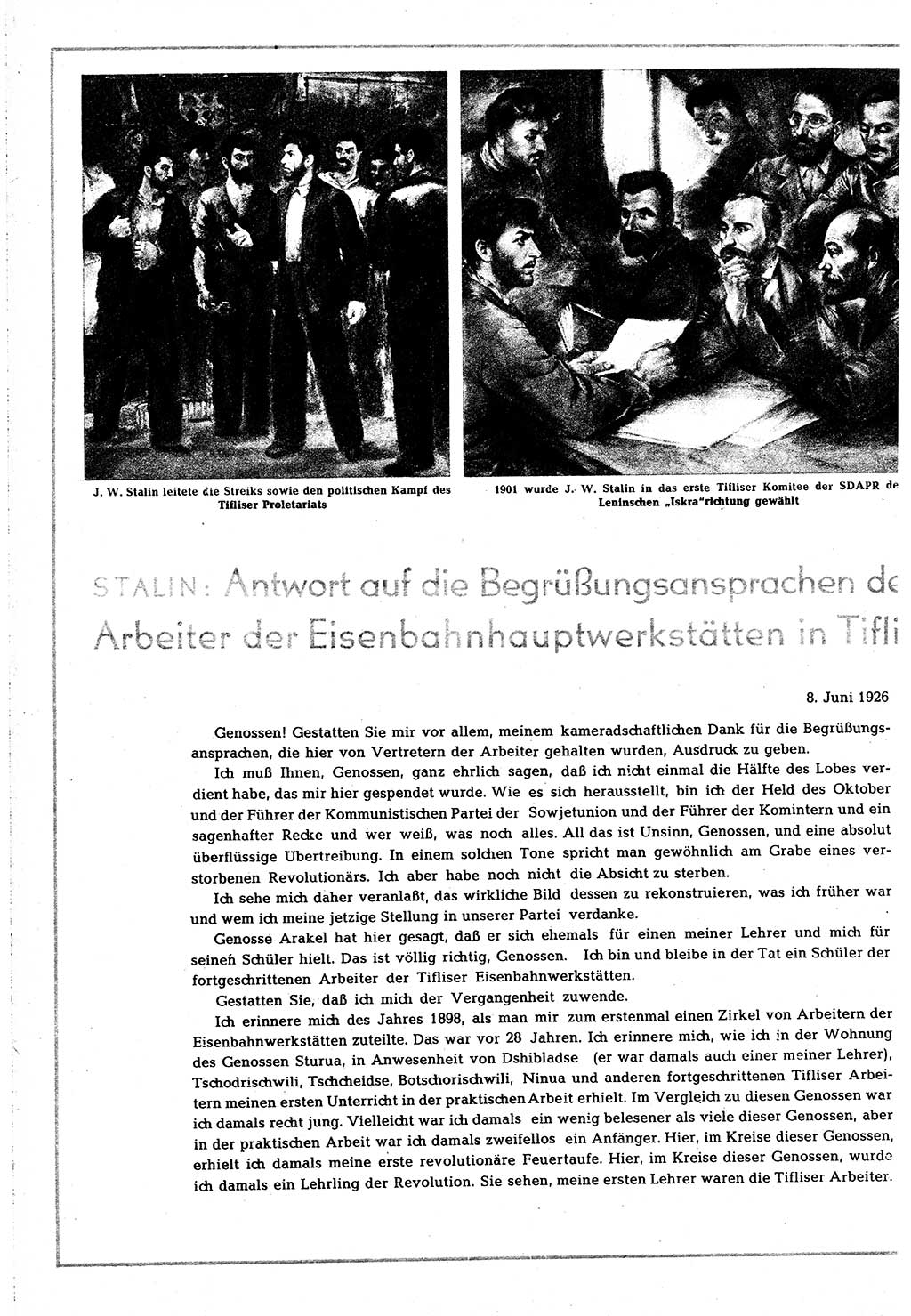 Neuer Weg (NW), Organ des Zentralkomitees (ZK) [Sozialistische Einheitspartei Deutschlands (SED)] für alle Parteiarbeiter, 8. Jahrgang [Deutsche Demokratische Republik (DDR)] 1953, Heft 6/18 (NW ZK SED DDR 1953, H. 6/18)
