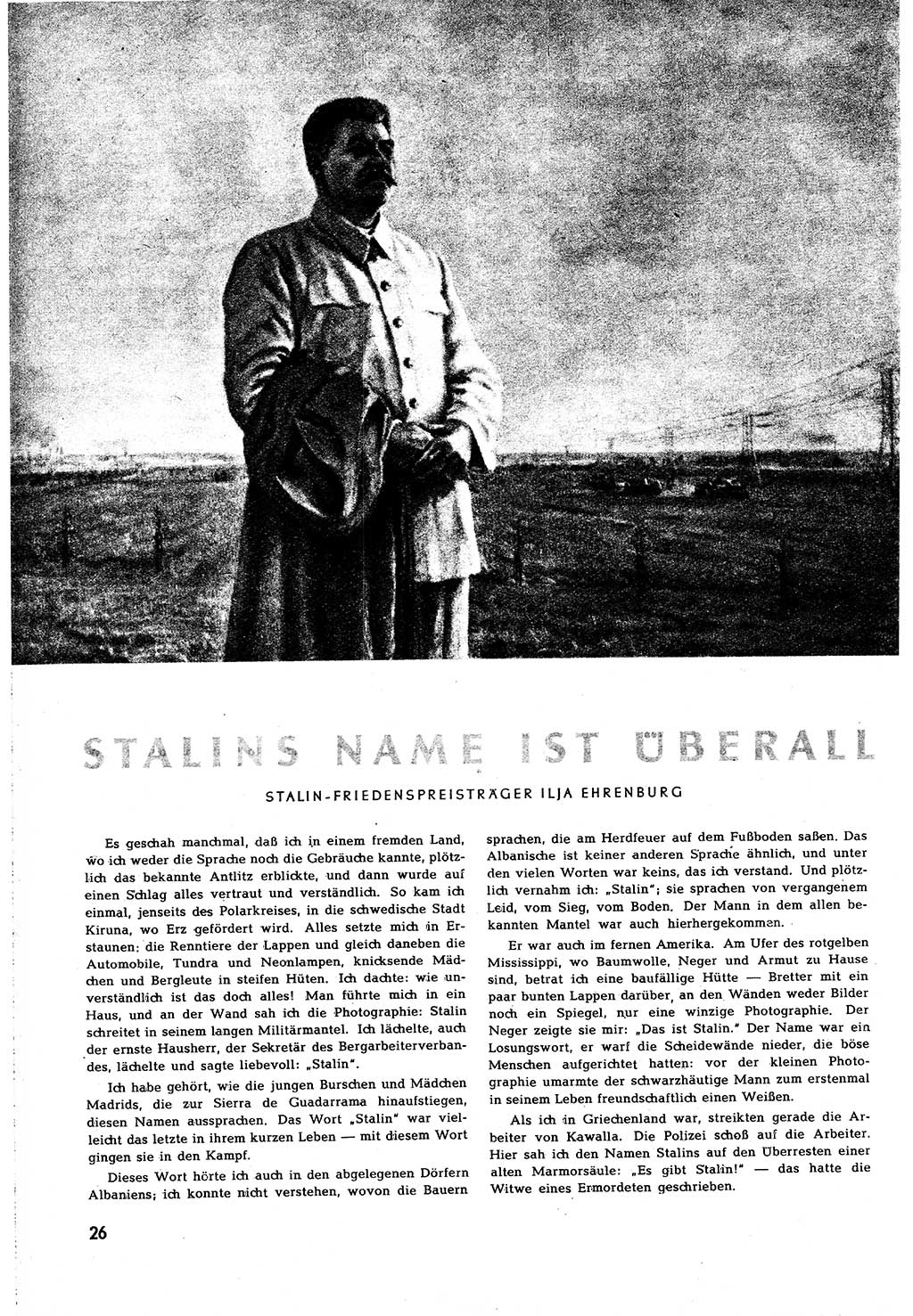 Neuer Weg (NW), Organ des Zentralkomitees (ZK) [Sozialistische Einheitspartei Deutschlands (SED)] für alle Parteiarbeiter, 8. Jahrgang [Deutsche Demokratische Republik (DDR)] 1953, Heft 6/26 (NW ZK SED DDR 1953, H. 6/26)