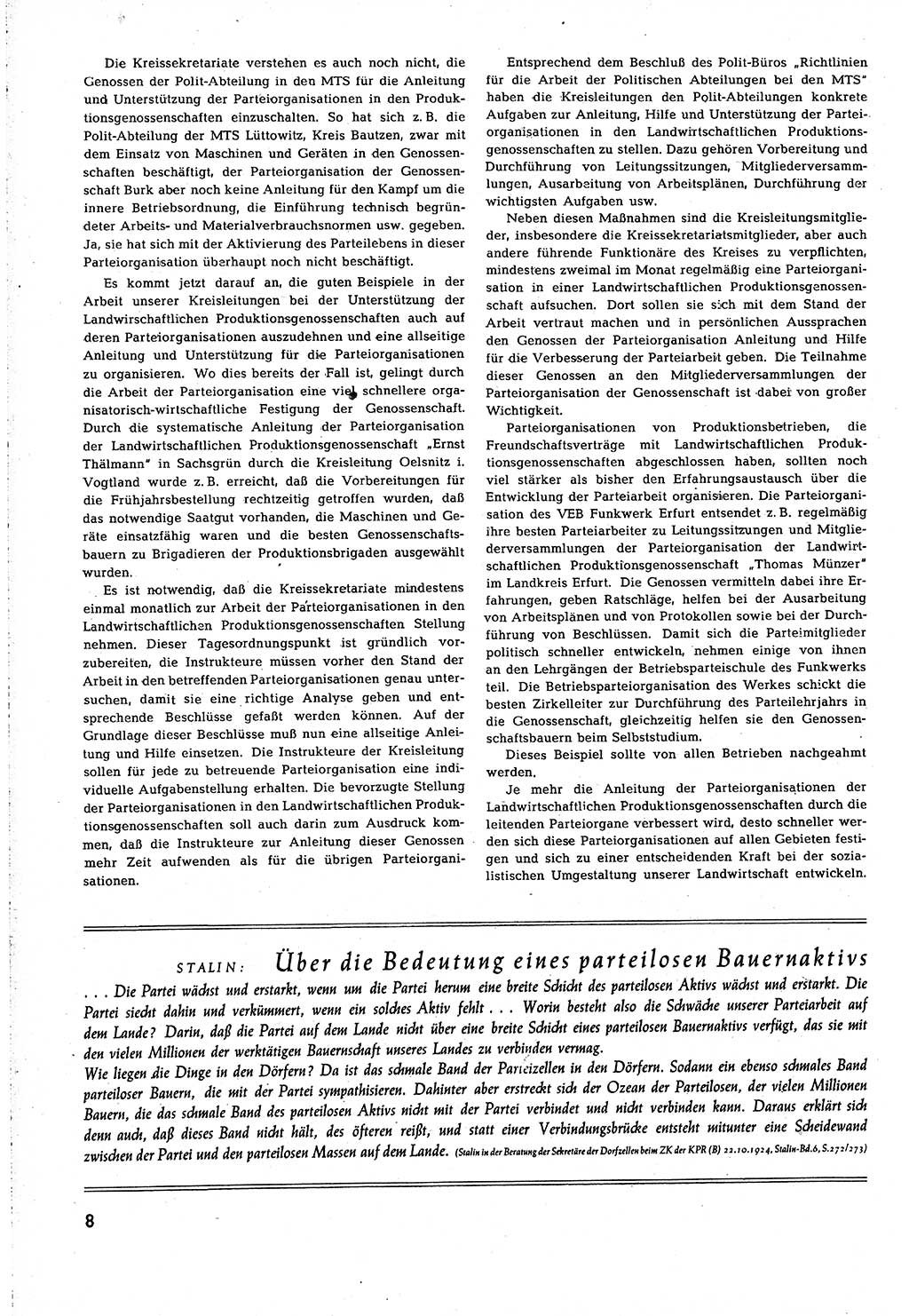 Neuer Weg (NW), Organ des Zentralkomitees (ZK) [Sozialistische Einheitspartei Deutschlands (SED)] für alle Parteiarbeiter, 8. Jahrgang [Deutsche Demokratische Republik (DDR)] 1953, Heft 7/8 (NW ZK SED DDR 1953, H. 7/8)