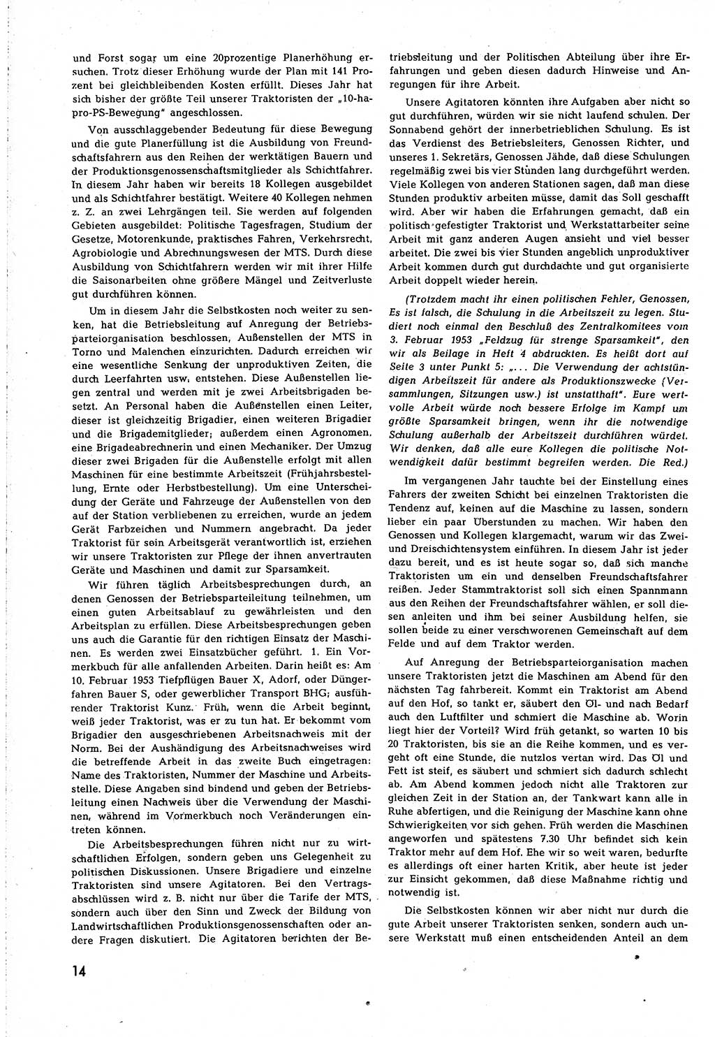 Neuer Weg (NW), Organ des Zentralkomitees (ZK) [Sozialistische Einheitspartei Deutschlands (SED)] für alle Parteiarbeiter, 8. Jahrgang [Deutsche Demokratische Republik (DDR)] 1953, Heft 7/14 (NW ZK SED DDR 1953, H. 7/14)