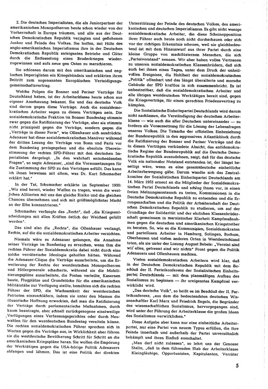 Neuer Weg (NW), Organ des Zentralkomitees (ZK) [Sozialistische Einheitspartei Deutschlands (SED)] für alle Parteiarbeiter, 8. Jahrgang [Deutsche Demokratische Republik (DDR)] 1953, Heft 8/5 (NW ZK SED DDR 1953, H. 8/5)