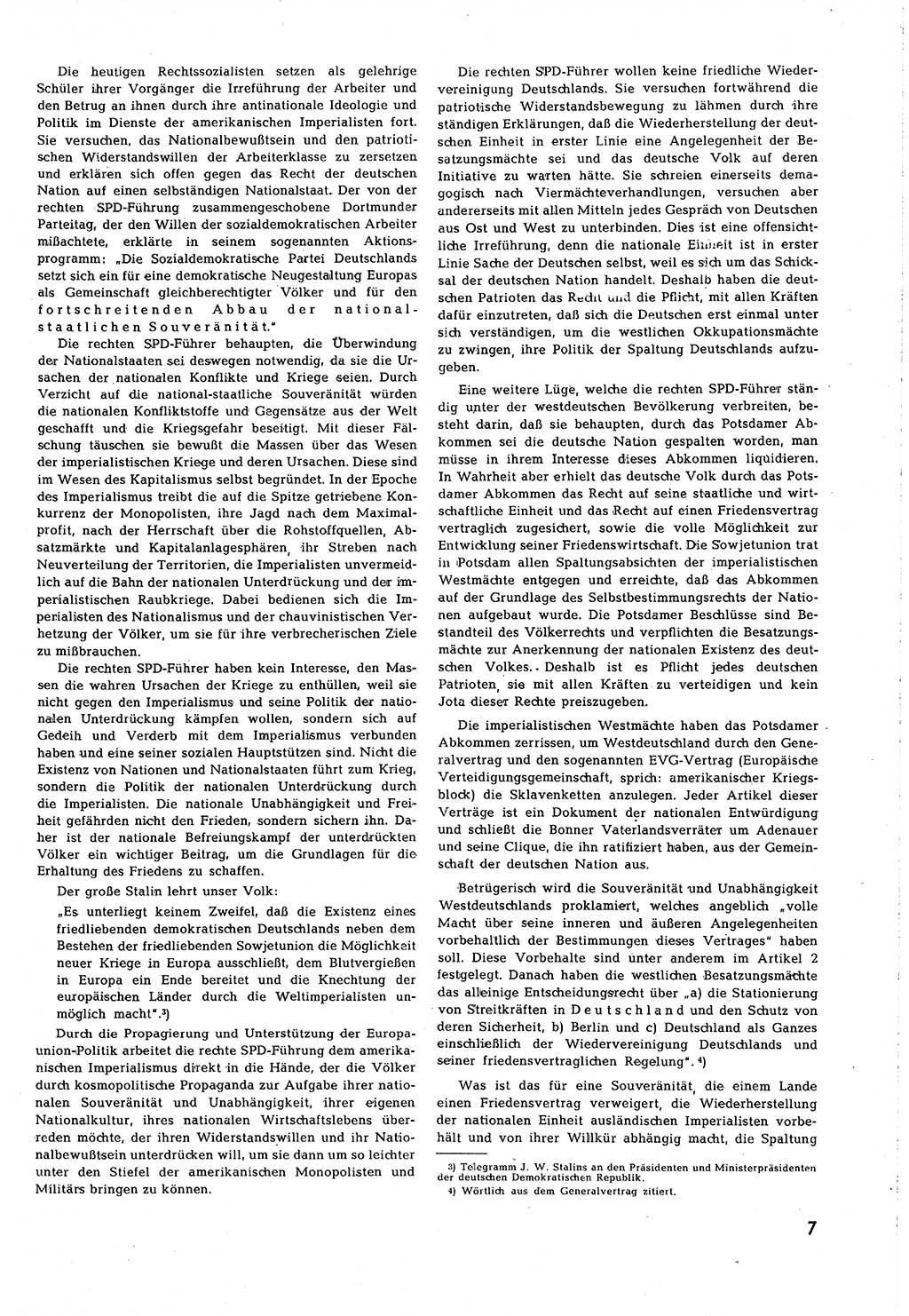 Neuer Weg (NW), Organ des Zentralkomitees (ZK) [Sozialistische Einheitspartei Deutschlands (SED)] für alle Parteiarbeiter, 8. Jahrgang [Deutsche Demokratische Republik (DDR)] 1953, Heft 8/7 (NW ZK SED DDR 1953, H. 8/7)