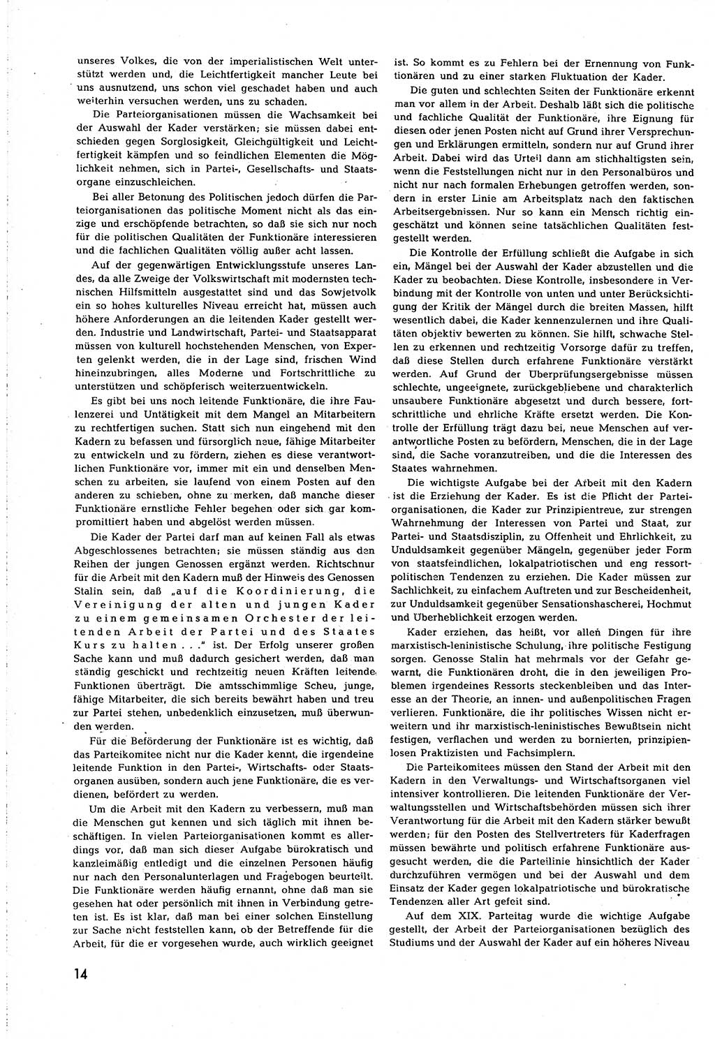 Neuer Weg (NW), Organ des Zentralkomitees (ZK) [Sozialistische Einheitspartei Deutschlands (SED)] für alle Parteiarbeiter, 8. Jahrgang [Deutsche Demokratische Republik (DDR)] 1953, Heft 8/14 (NW ZK SED DDR 1953, H. 8/14)