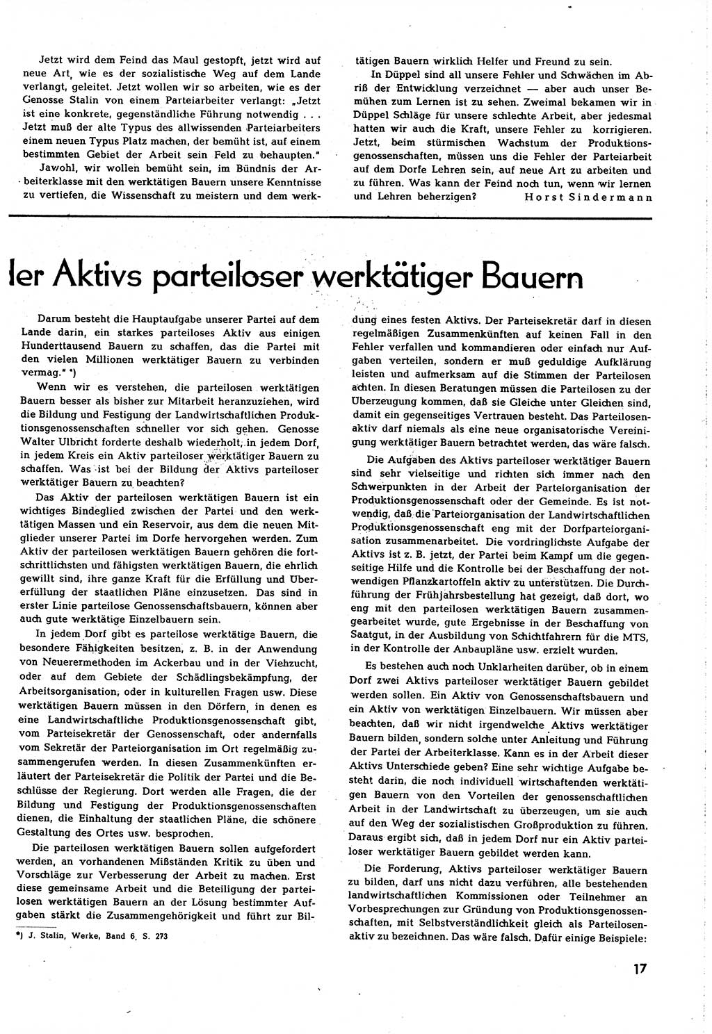 Neuer Weg (NW), Organ des Zentralkomitees (ZK) [Sozialistische Einheitspartei Deutschlands (SED)] für alle Parteiarbeiter, 8. Jahrgang [Deutsche Demokratische Republik (DDR)] 1953, Heft 8/17 (NW ZK SED DDR 1953, H. 8/17)