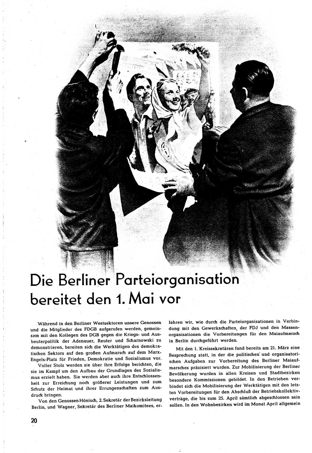 Neuer Weg (NW), Organ des Zentralkomitees (ZK) [Sozialistische Einheitspartei Deutschlands (SED)] für alle Parteiarbeiter, 8. Jahrgang [Deutsche Demokratische Republik (DDR)] 1953, Heft 8/20 (NW ZK SED DDR 1953, H. 8/20)