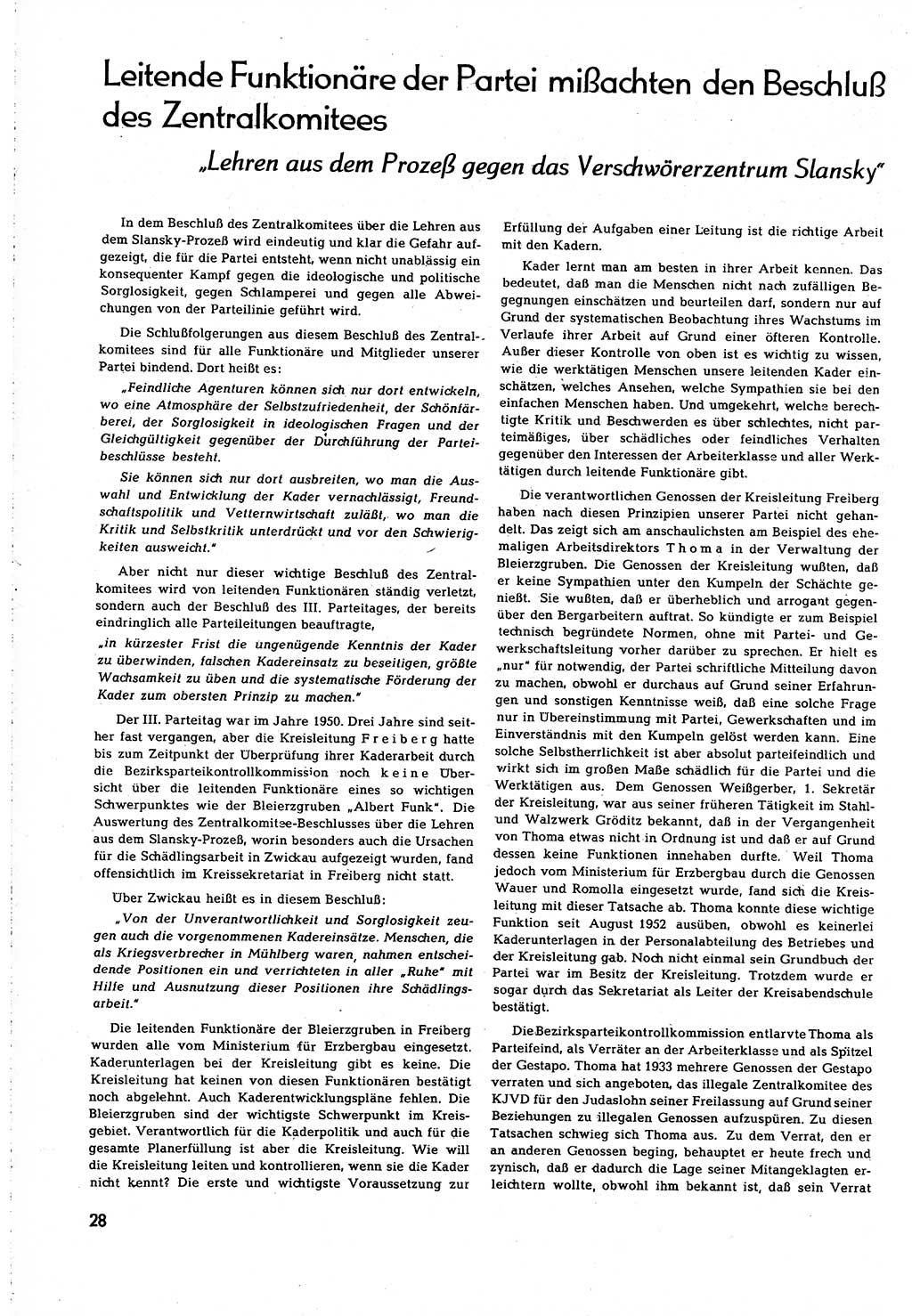 Neuer Weg (NW), Organ des Zentralkomitees (ZK) [Sozialistische Einheitspartei Deutschlands (SED)] für alle Parteiarbeiter, 8. Jahrgang [Deutsche Demokratische Republik (DDR)] 1953, Heft 8/28 (NW ZK SED DDR 1953, H. 8/28)