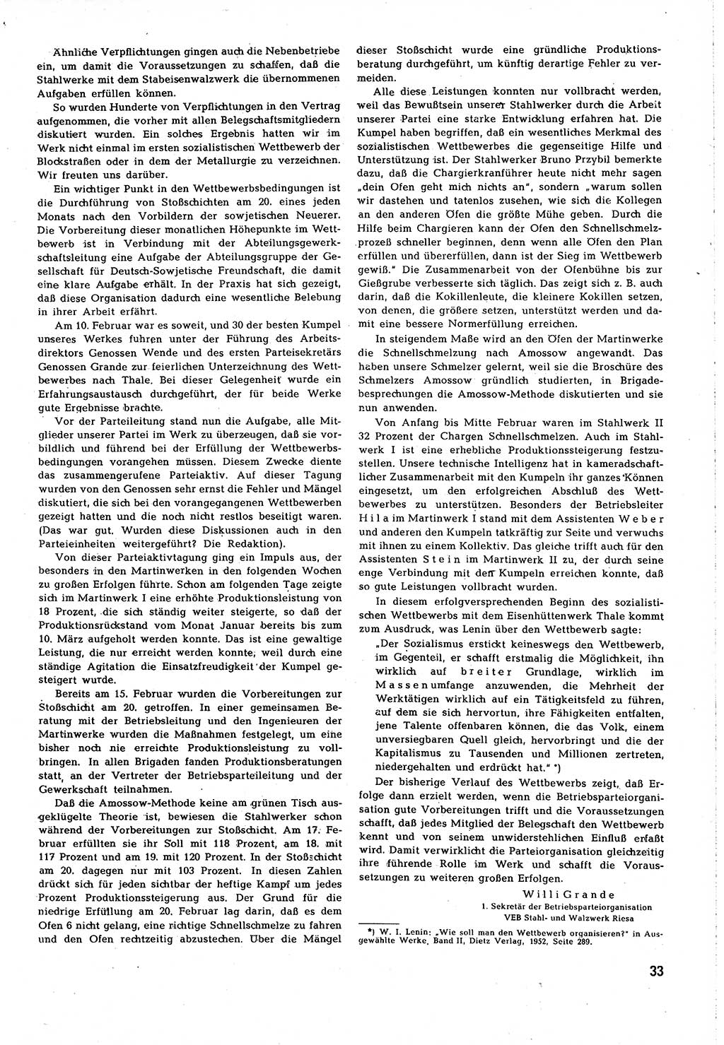 Neuer Weg (NW), Organ des Zentralkomitees (ZK) [Sozialistische Einheitspartei Deutschlands (SED)] für alle Parteiarbeiter, 8. Jahrgang [Deutsche Demokratische Republik (DDR)] 1953, Heft 8/33 (NW ZK SED DDR 1953, H. 8/33)