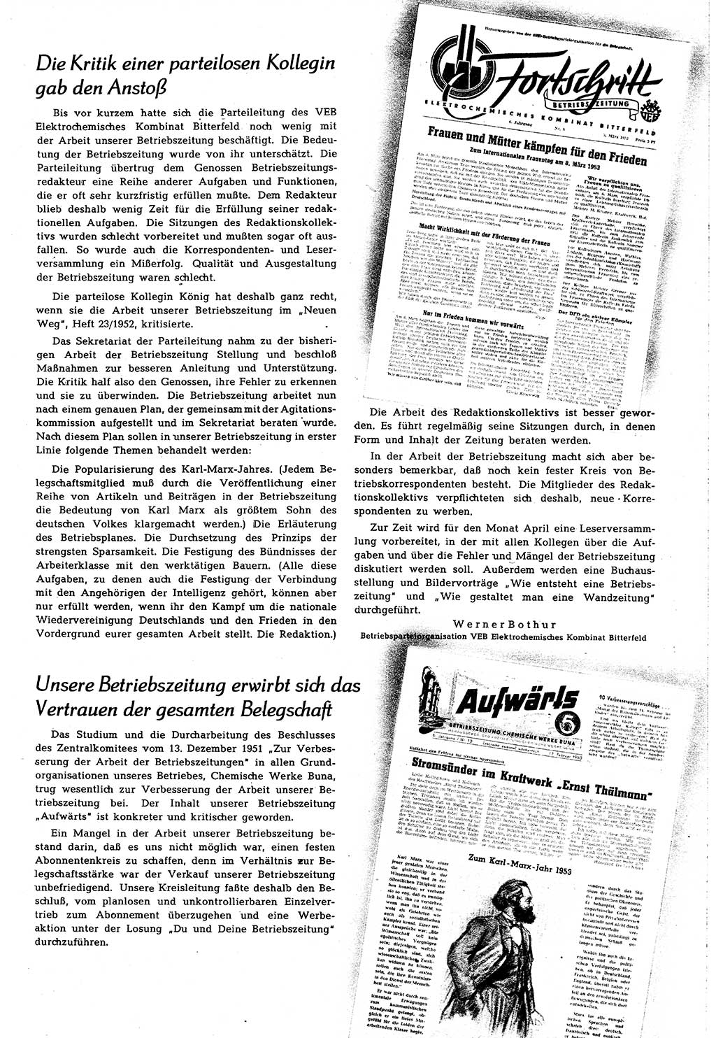 Neuer Weg (NW), Organ des Zentralkomitees (ZK) [Sozialistische Einheitspartei Deutschlands (SED)] für alle Parteiarbeiter, 8. Jahrgang [Deutsche Demokratische Republik (DDR)] 1953, Heft 8/43 (NW ZK SED DDR 1953, H. 8/43)
