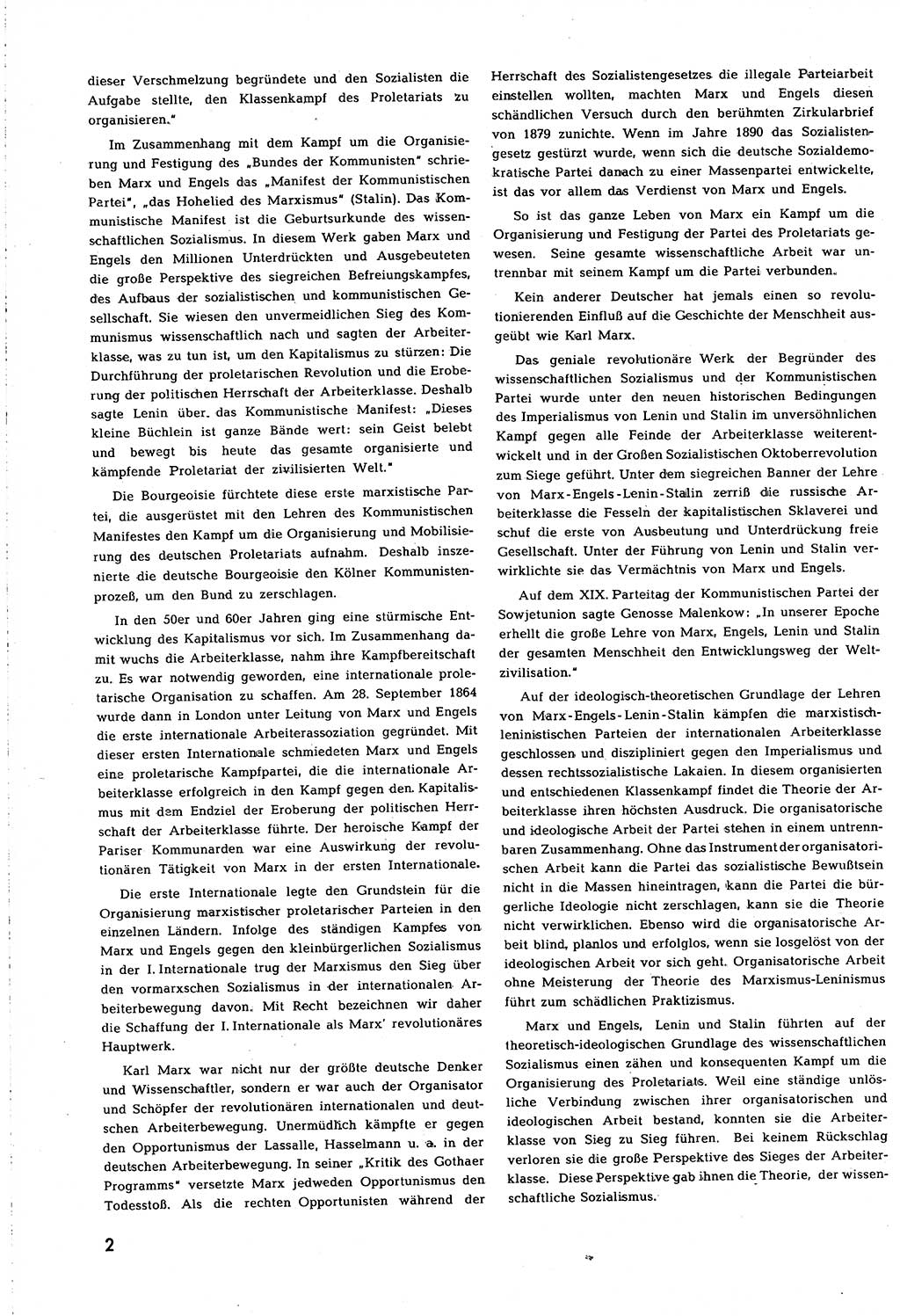 Neuer Weg (NW), Organ des Zentralkomitees (ZK) [Sozialistische Einheitspartei Deutschlands (SED)] für alle Parteiarbeiter, 8. Jahrgang [Deutsche Demokratische Republik (DDR)] 1953, Heft 9/2 (NW ZK SED DDR 1953, H. 9/2)