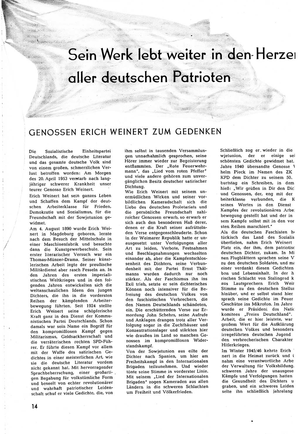 Neuer Weg (NW), Organ des Zentralkomitees (ZK) [Sozialistische Einheitspartei Deutschlands (SED)] für alle Parteiarbeiter, 8. Jahrgang [Deutsche Demokratische Republik (DDR)] 1953, Heft 9/14 (NW ZK SED DDR 1953, H. 9/14)