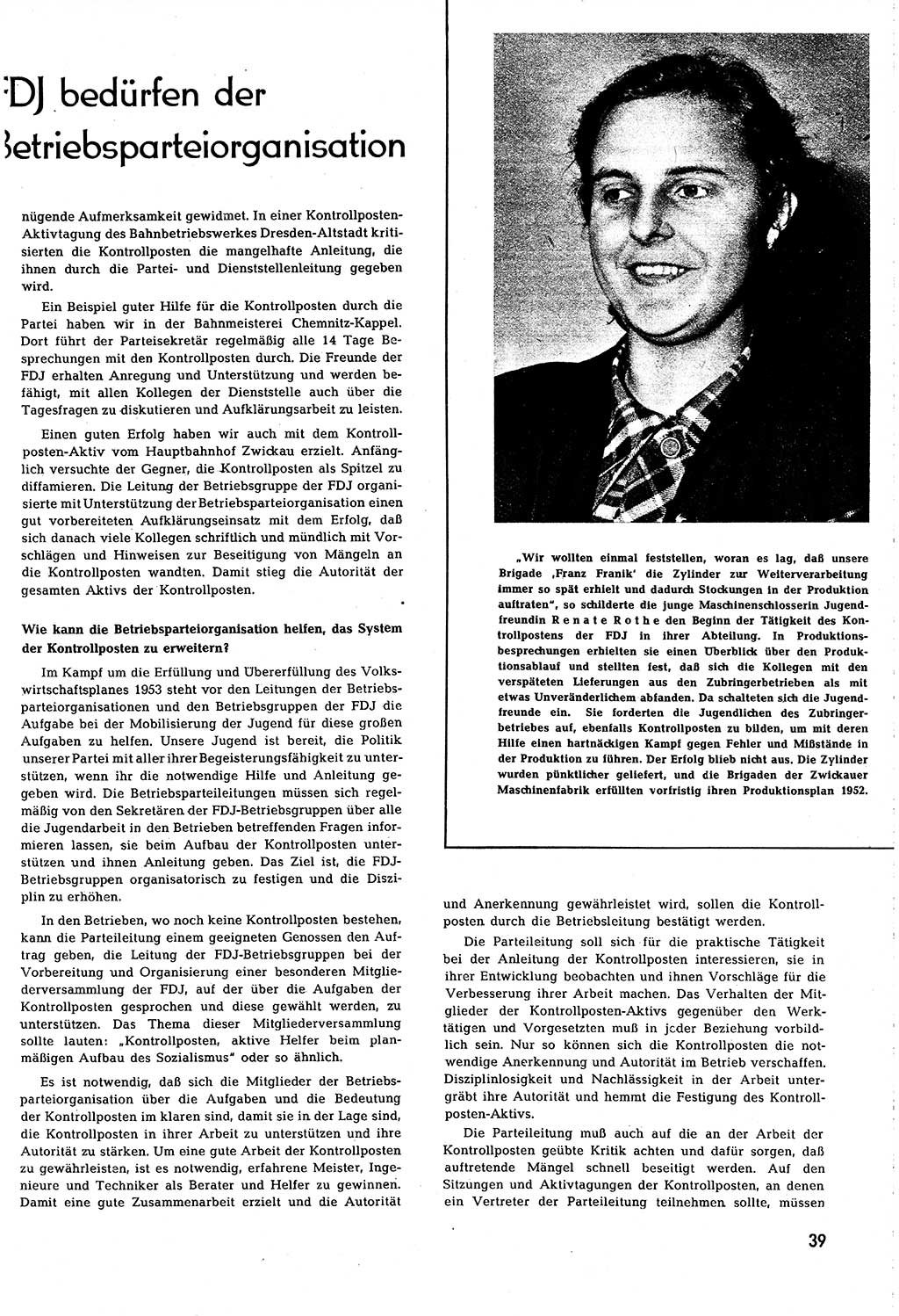 Neuer Weg (NW), Organ des Zentralkomitees (ZK) [Sozialistische Einheitspartei Deutschlands (SED)] für alle Parteiarbeiter, 8. Jahrgang [Deutsche Demokratische Republik (DDR)] 1953, Heft 9/39 (NW ZK SED DDR 1953, H. 9/39)