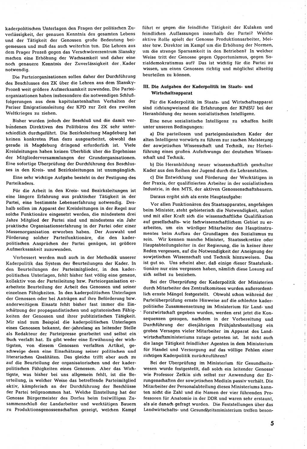 Neuer Weg (NW), Organ des Zentralkomitees (ZK) [Sozialistische Einheitspartei Deutschlands (SED)] für alle Parteiarbeiter, 8. Jahrgang [Deutsche Demokratische Republik (DDR)] 1953, Heft 10/5 (NW ZK SED DDR 1953, H. 10/5)