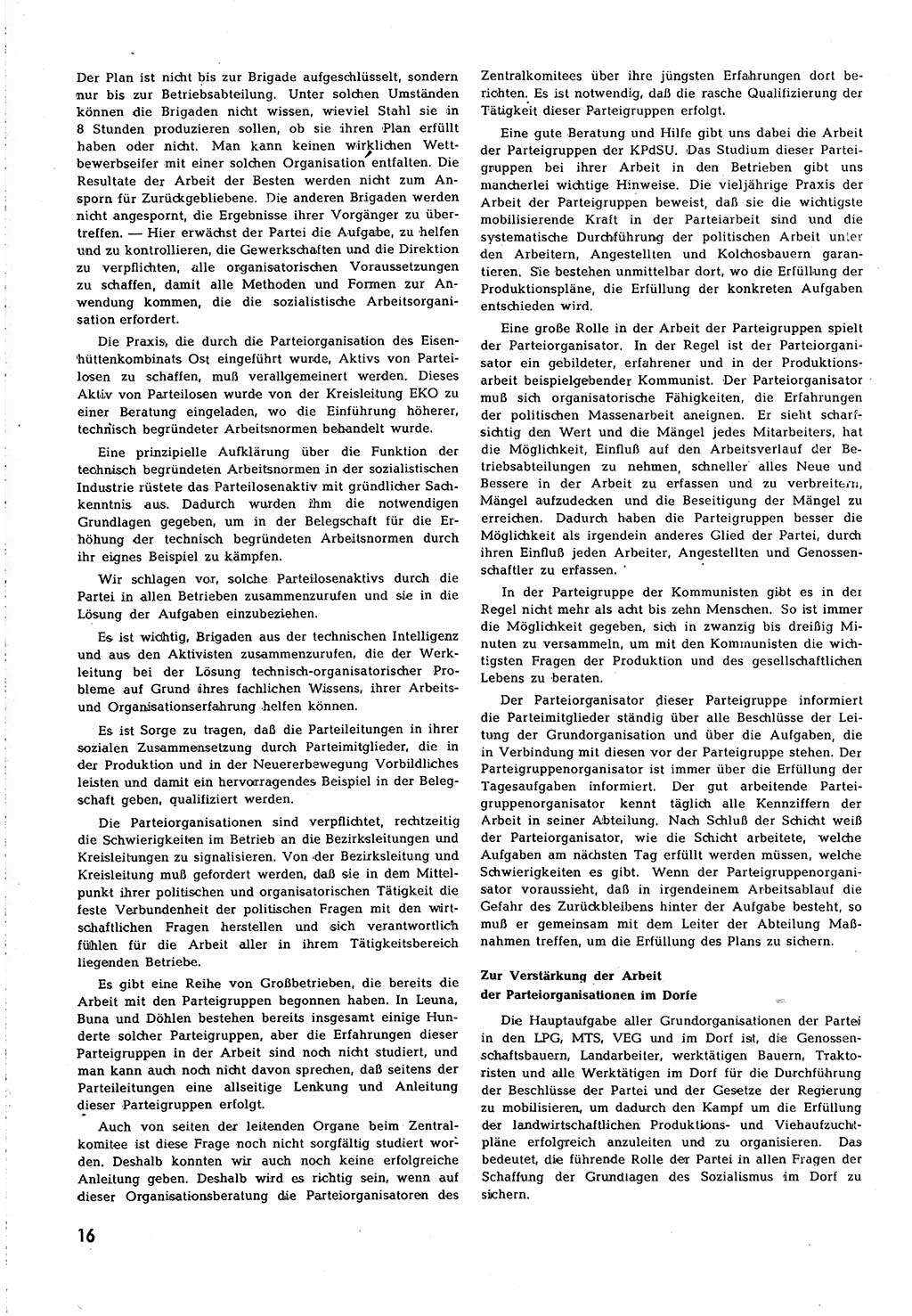 Neuer Weg (NW), Organ des Zentralkomitees (ZK) [Sozialistische Einheitspartei Deutschlands (SED)] für alle Parteiarbeiter, 8. Jahrgang [Deutsche Demokratische Republik (DDR)] 1953, Heft 10/16 (NW ZK SED DDR 1953, H. 10/16)