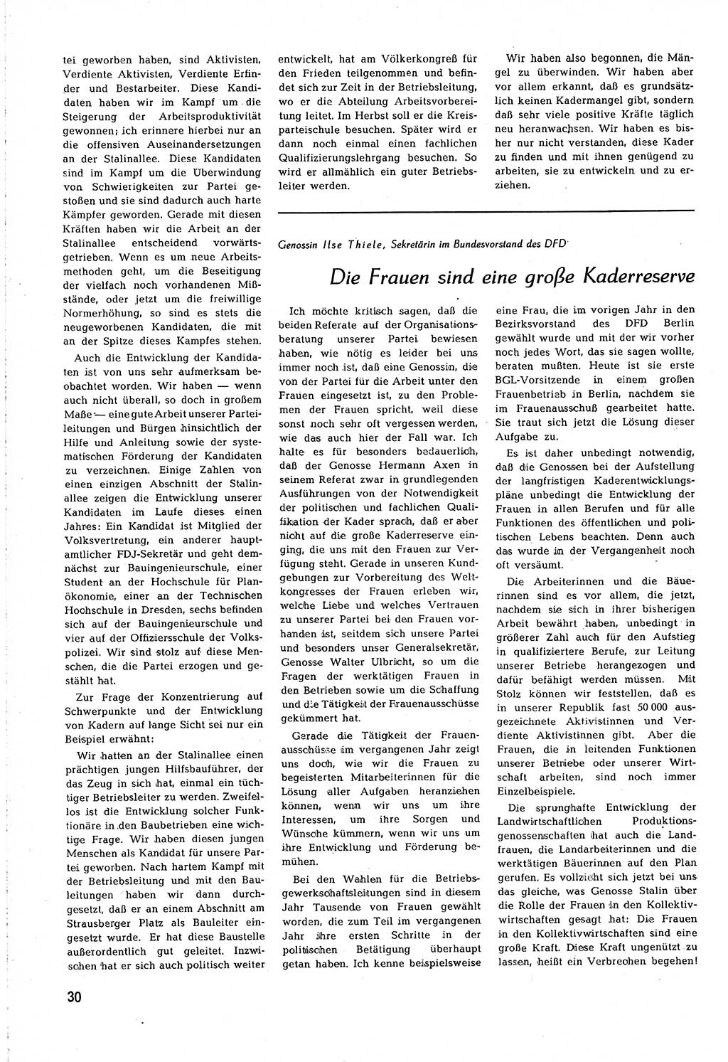 Neuer Weg (NW), Organ des Zentralkomitees (ZK) [Sozialistische Einheitspartei Deutschlands (SED)] für alle Parteiarbeiter, 8. Jahrgang [Deutsche Demokratische Republik (DDR)] 1953, Heft 10/30 (NW ZK SED DDR 1953, H. 10/30)