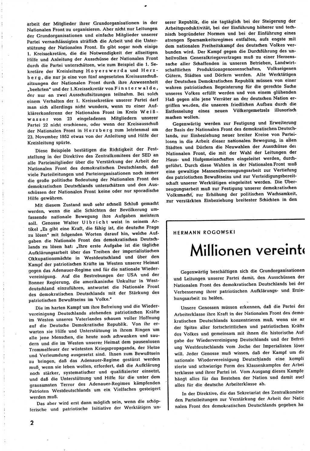 Neuer Weg (NW), Organ des Zentralkomitees (ZK) [Sozialistische Einheitspartei Deutschlands (SED)] für alle Parteiarbeiter, 8. Jahrgang [Deutsche Demokratische Republik (DDR)] 1953, Heft 11/2 (NW ZK SED DDR 1953, H. 11/2)