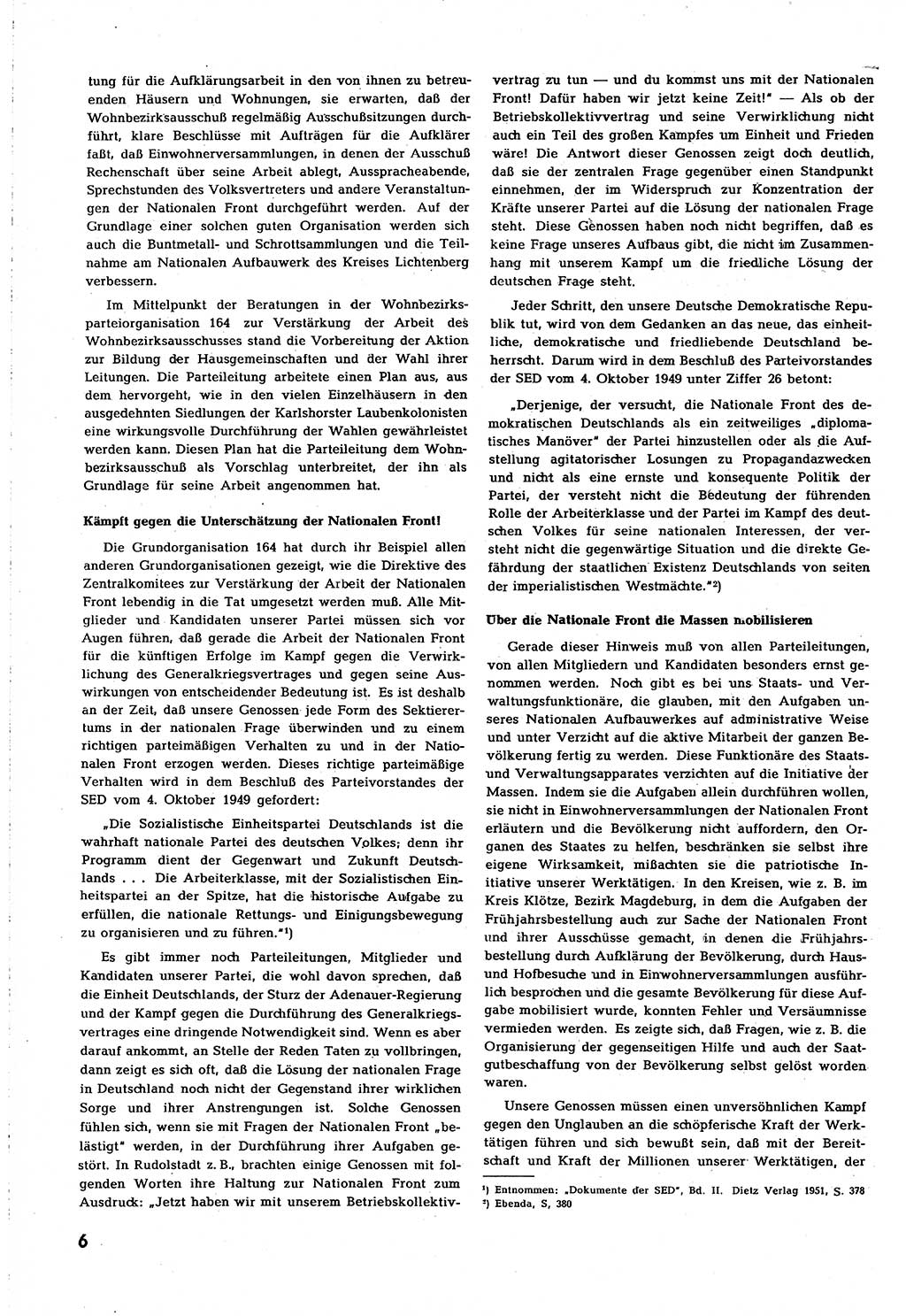 Neuer Weg (NW), Organ des Zentralkomitees (ZK) [Sozialistische Einheitspartei Deutschlands (SED)] für alle Parteiarbeiter, 8. Jahrgang [Deutsche Demokratische Republik (DDR)] 1953, Heft 11/6 (NW ZK SED DDR 1953, H. 11/6)