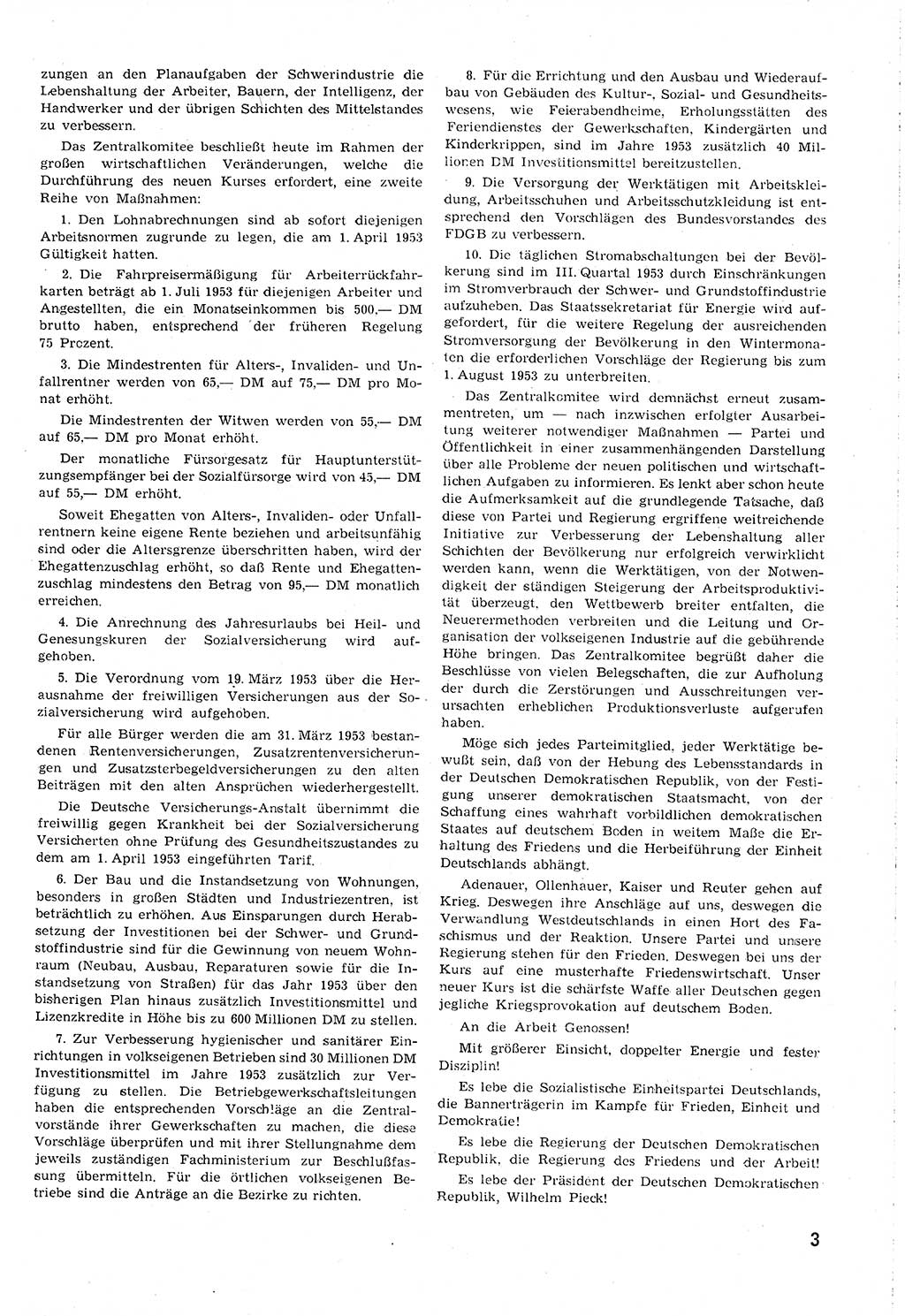 Neuer Weg (NW), Organ des Zentralkomitees (ZK) [Sozialistische Einheitspartei Deutschlands (SED)] für alle Parteiarbeiter, 8. Jahrgang [Deutsche Demokratische Republik (DDR)] 1953, Heft 12/3 (NW ZK SED DDR 1953, H. 12/3)