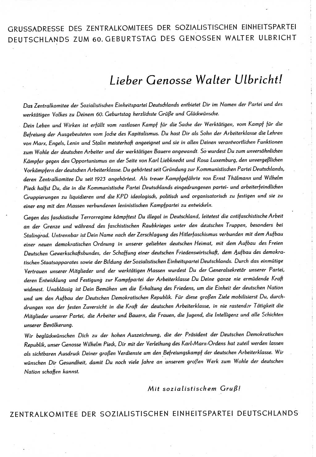 Neuer Weg (NW), Organ des Zentralkomitees (ZK) [Sozialistische Einheitspartei Deutschlands (SED)] für alle Parteiarbeiter, 8. Jahrgang [Deutsche Demokratische Republik (DDR)] 1953, Heft 12/5 (NW ZK SED DDR 1953, H. 12/5)