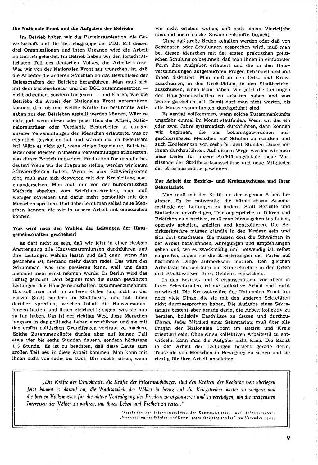 Neuer Weg (NW), Organ des Zentralkomitees (ZK) [Sozialistische Einheitspartei Deutschlands (SED)] für alle Parteiarbeiter, 8. Jahrgang [Deutsche Demokratische Republik (DDR)] 1953, Heft 12/9 (NW ZK SED DDR 1953, H. 12/9)