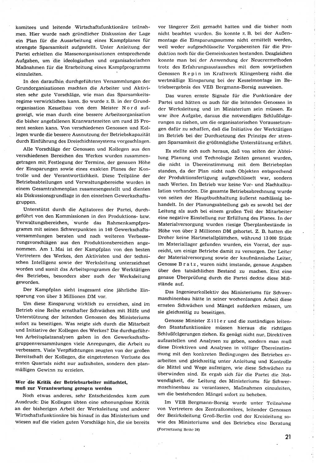 Neuer Weg (NW), Organ des Zentralkomitees (ZK) [Sozialistische Einheitspartei Deutschlands (SED)] für alle Parteiarbeiter, 8. Jahrgang [Deutsche Demokratische Republik (DDR)] 1953, Heft 12/21 (NW ZK SED DDR 1953, H. 12/21)