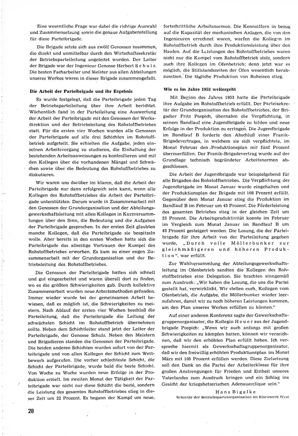 Neuer Weg (NW), Organ des Zentralkomitees (ZK) [Sozialistische Einheitspartei Deutschlands (SED)] für alle Parteiarbeiter, 8. Jahrgang [Deutsche Demokratische Republik (DDR)] 1953, Heft 12/28 (NW ZK SED DDR 1953, H. 12/28)