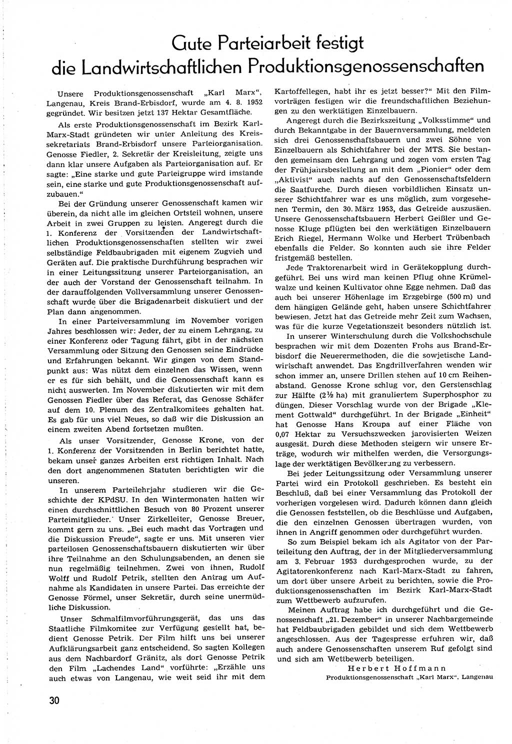 Neuer Weg (NW), Organ des Zentralkomitees (ZK) [Sozialistische Einheitspartei Deutschlands (SED)] für alle Parteiarbeiter, 8. Jahrgang [Deutsche Demokratische Republik (DDR)] 1953, Heft 12/30 (NW ZK SED DDR 1953, H. 12/30)