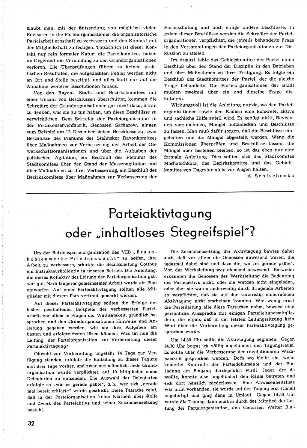 Neuer Weg (NW), Organ des Zentralkomitees (ZK) [Sozialistische Einheitspartei Deutschlands (SED)] für alle Parteiarbeiter, 8. Jahrgang [Deutsche Demokratische Republik (DDR)] 1953, Heft 12/32 (NW ZK SED DDR 1953, H. 12/32)