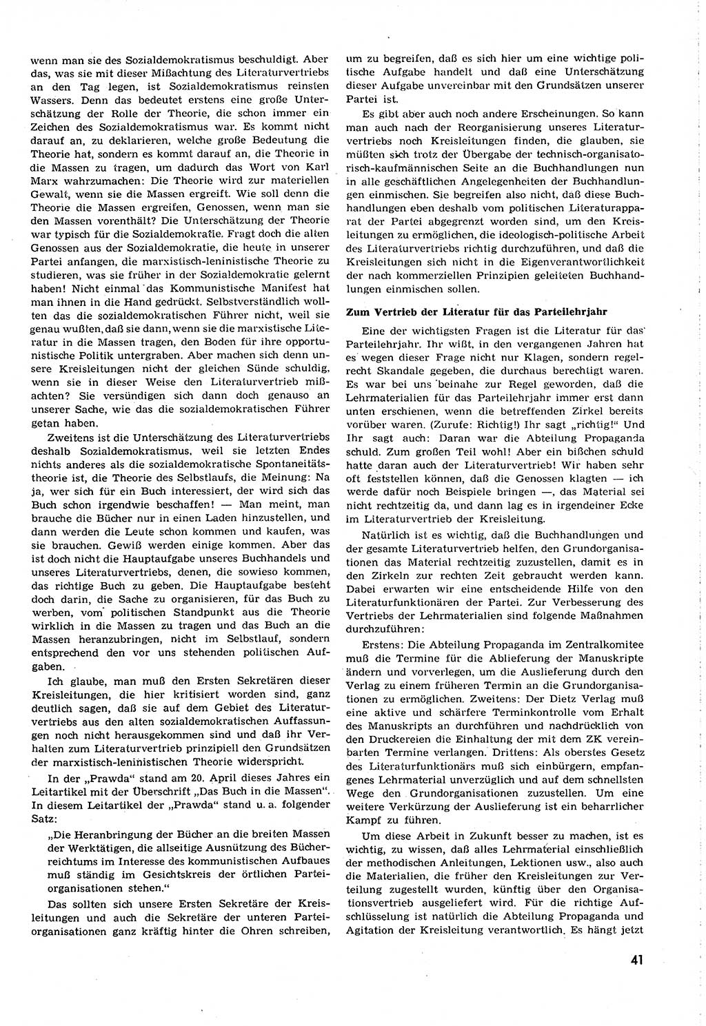Neuer Weg (NW), Organ des Zentralkomitees (ZK) [Sozialistische Einheitspartei Deutschlands (SED)] für alle Parteiarbeiter, 8. Jahrgang [Deutsche Demokratische Republik (DDR)] 1953, Heft 12/41 (NW ZK SED DDR 1953, H. 12/41)