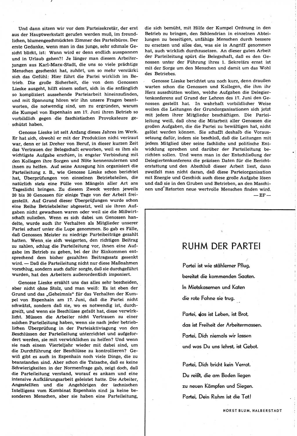 Neuer Weg (NW), Organ des Zentralkomitees (ZK) [Sozialistische Einheitspartei Deutschlands (SED)] für alle Parteiarbeiter, 8. Jahrgang [Deutsche Demokratische Republik (DDR)] 1953, Heft 14/13 (NW ZK SED DDR 1953, H. 14/13)