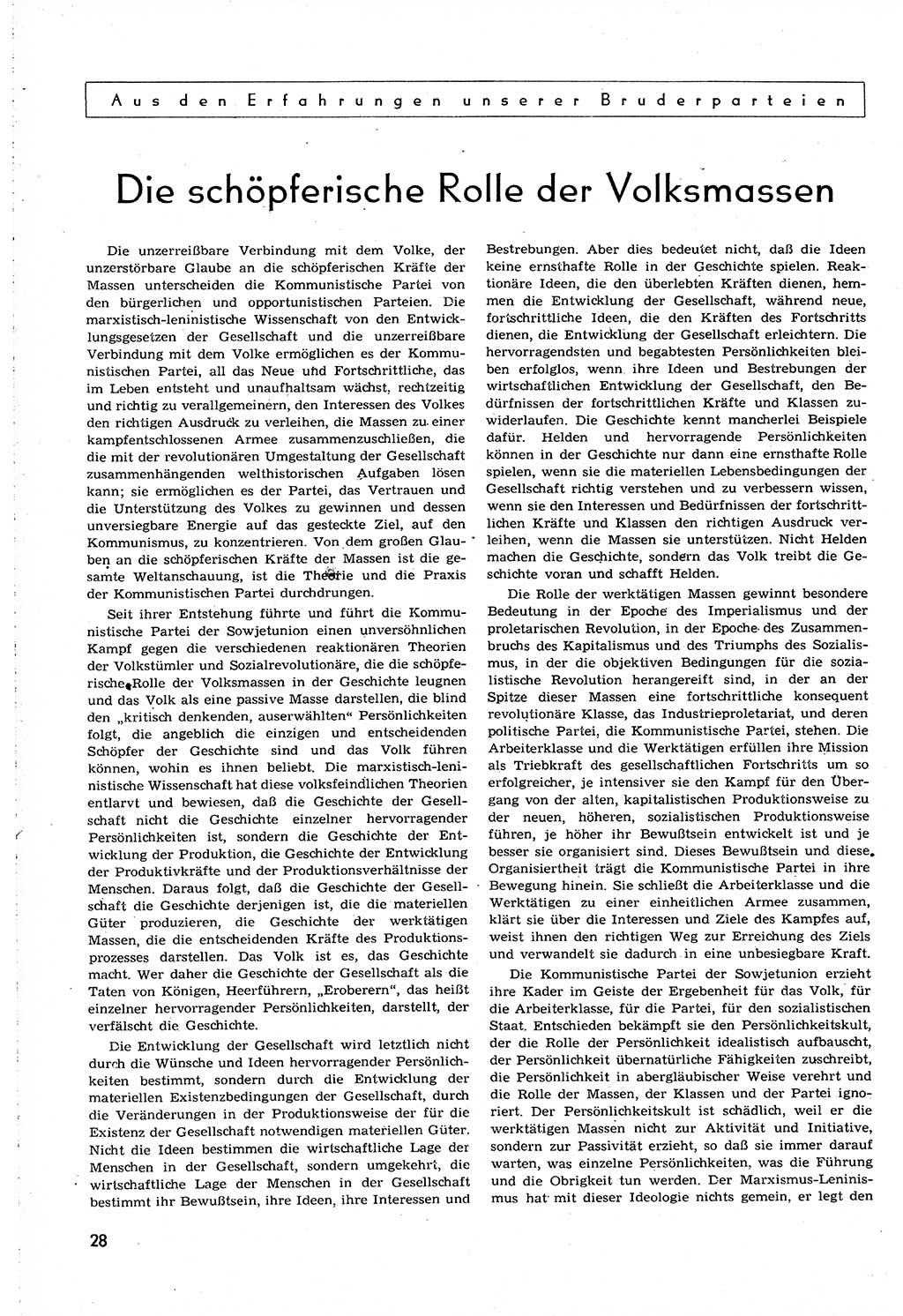 Neuer Weg (NW), Organ des Zentralkomitees (ZK) [Sozialistische Einheitspartei Deutschlands (SED)] für alle Parteiarbeiter, 8. Jahrgang [Deutsche Demokratische Republik (DDR)] 1953, Heft 14/28 (NW ZK SED DDR 1953, H. 14/28)