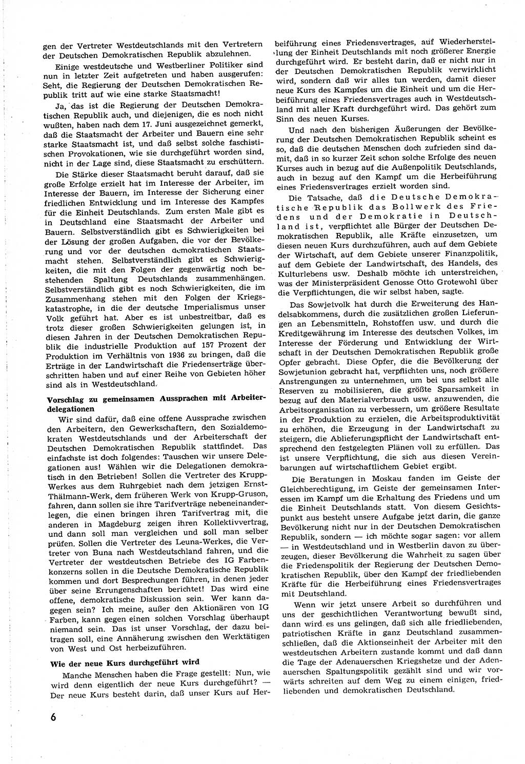 Neuer Weg (NW), Organ des Zentralkomitees (ZK) [Sozialistische Einheitspartei Deutschlands (SED)] für alle Parteiarbeiter, 8. Jahrgang [Deutsche Demokratische Republik (DDR)] 1953, Heft 16/6 (NW ZK SED DDR 1953, H. 16/6)