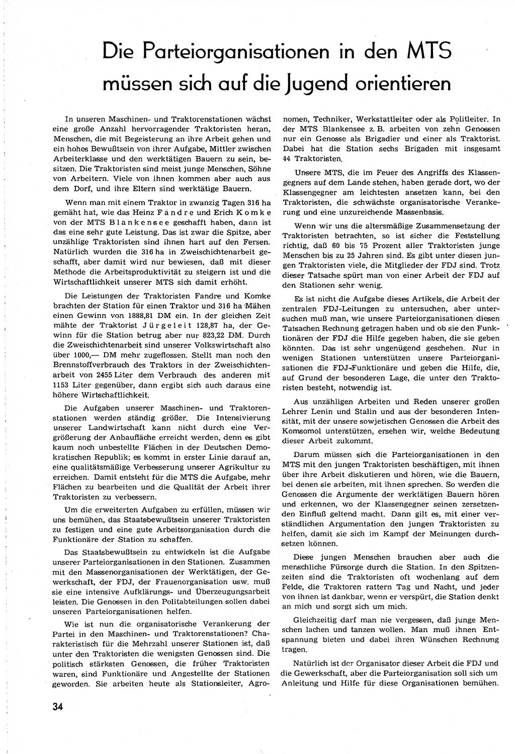 Neuer Weg (NW), Organ des Zentralkomitees (ZK) [Sozialistische Einheitspartei Deutschlands (SED)] für alle Parteiarbeiter, 8. Jahrgang [Deutsche Demokratische Republik (DDR)] 1953, Heft 16/34 (NW ZK SED DDR 1953, H. 16/34)