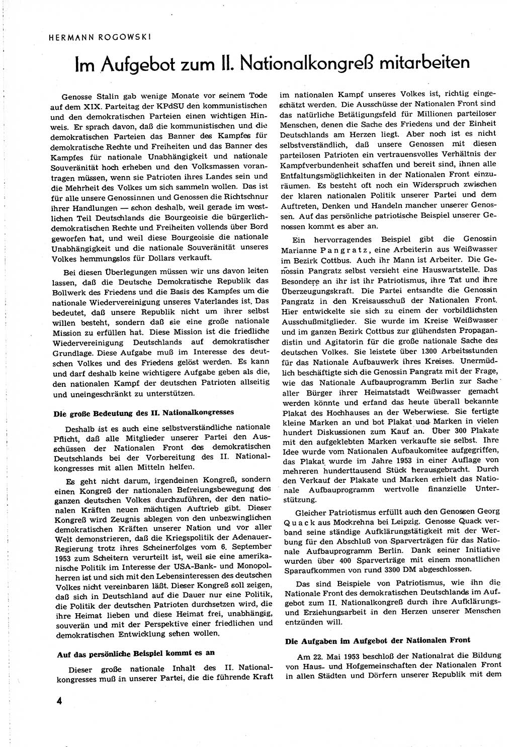 Neuer Weg (NW), Organ des Zentralkomitees (ZK) [Sozialistische Einheitspartei Deutschlands (SED)] für alle Parteiarbeiter, 8. Jahrgang [Deutsche Demokratische Republik (DDR)] 1953, Heft 17/4 (NW ZK SED DDR 1953, H. 17/4)