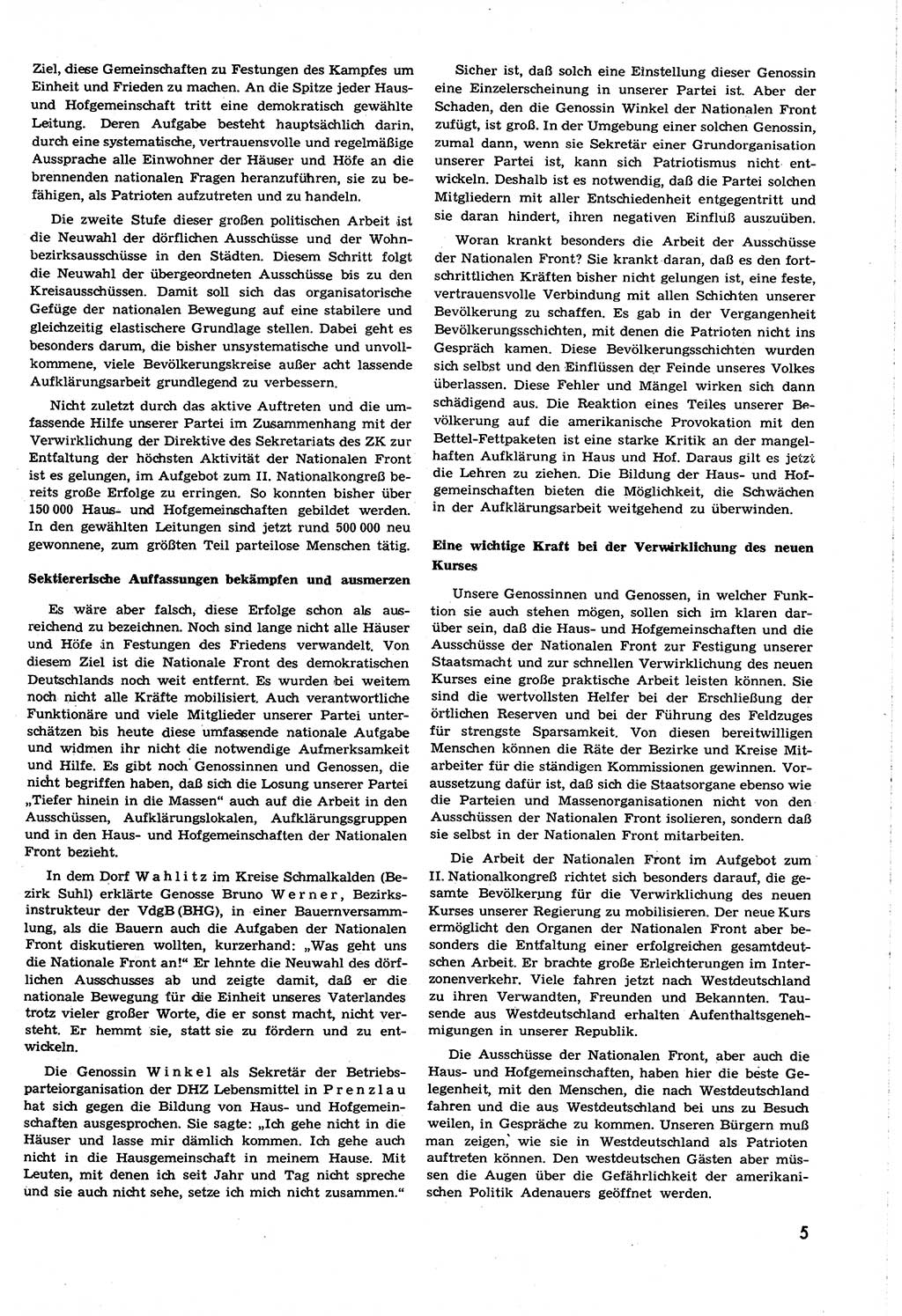 Neuer Weg (NW), Organ des Zentralkomitees (ZK) [Sozialistische Einheitspartei Deutschlands (SED)] für alle Parteiarbeiter, 8. Jahrgang [Deutsche Demokratische Republik (DDR)] 1953, Heft 17/5 (NW ZK SED DDR 1953, H. 17/5)