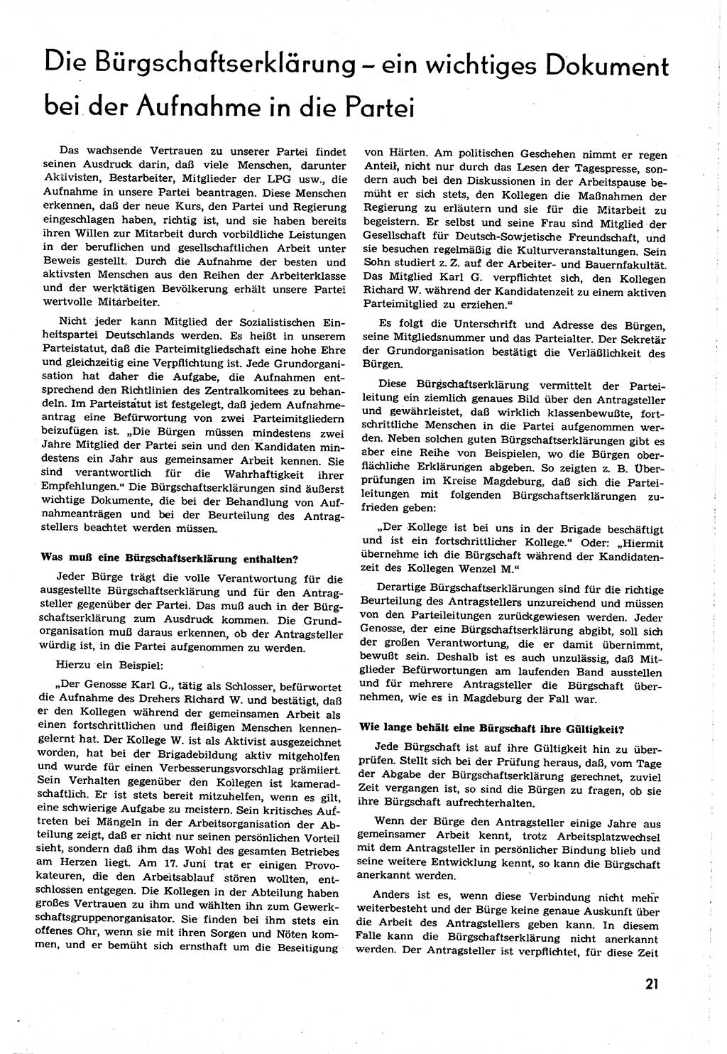 Neuer Weg (NW), Organ des Zentralkomitees (ZK) [Sozialistische Einheitspartei Deutschlands (SED)] für alle Parteiarbeiter, 8. Jahrgang [Deutsche Demokratische Republik (DDR)] 1953, Heft 17/21 (NW ZK SED DDR 1953, H. 17/21)