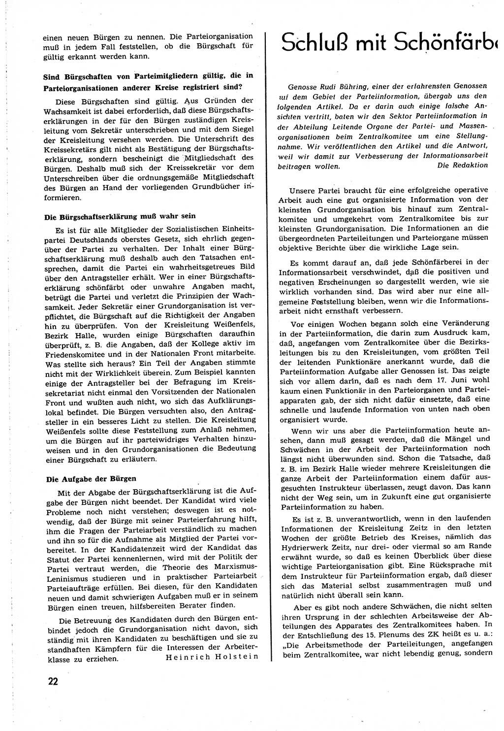 Neuer Weg (NW), Organ des Zentralkomitees (ZK) [Sozialistische Einheitspartei Deutschlands (SED)] für alle Parteiarbeiter, 8. Jahrgang [Deutsche Demokratische Republik (DDR)] 1953, Heft 17/22 (NW ZK SED DDR 1953, H. 17/22)