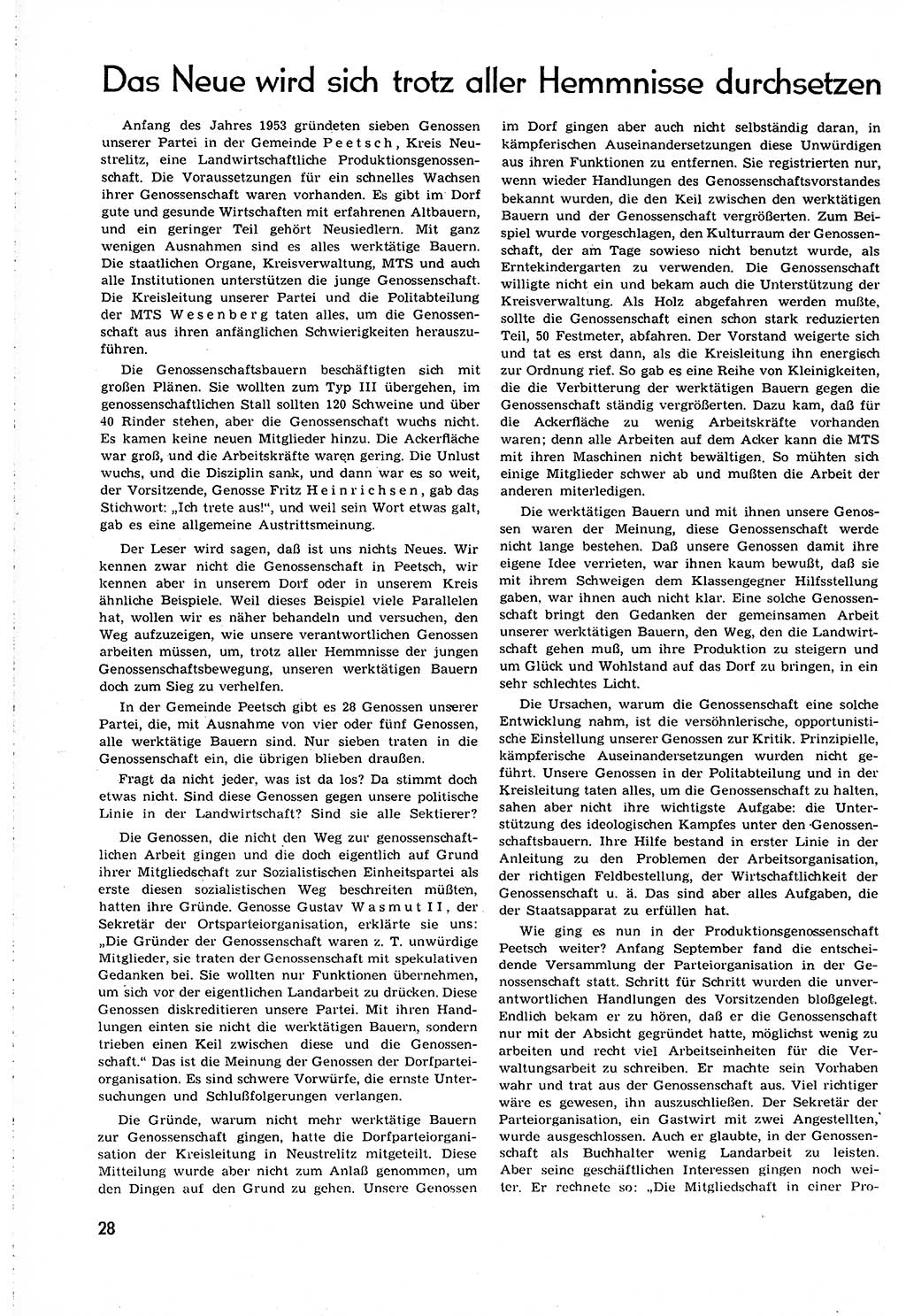 Neuer Weg (NW), Organ des Zentralkomitees (ZK) [Sozialistische Einheitspartei Deutschlands (SED)] für alle Parteiarbeiter, 8. Jahrgang [Deutsche Demokratische Republik (DDR)] 1953, Heft 17/28 (NW ZK SED DDR 1953, H. 17/28)