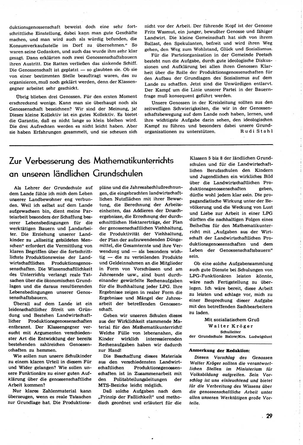 Neuer Weg (NW), Organ des Zentralkomitees (ZK) [Sozialistische Einheitspartei Deutschlands (SED)] für alle Parteiarbeiter, 8. Jahrgang [Deutsche Demokratische Republik (DDR)] 1953, Heft 17/29 (NW ZK SED DDR 1953, H. 17/29)