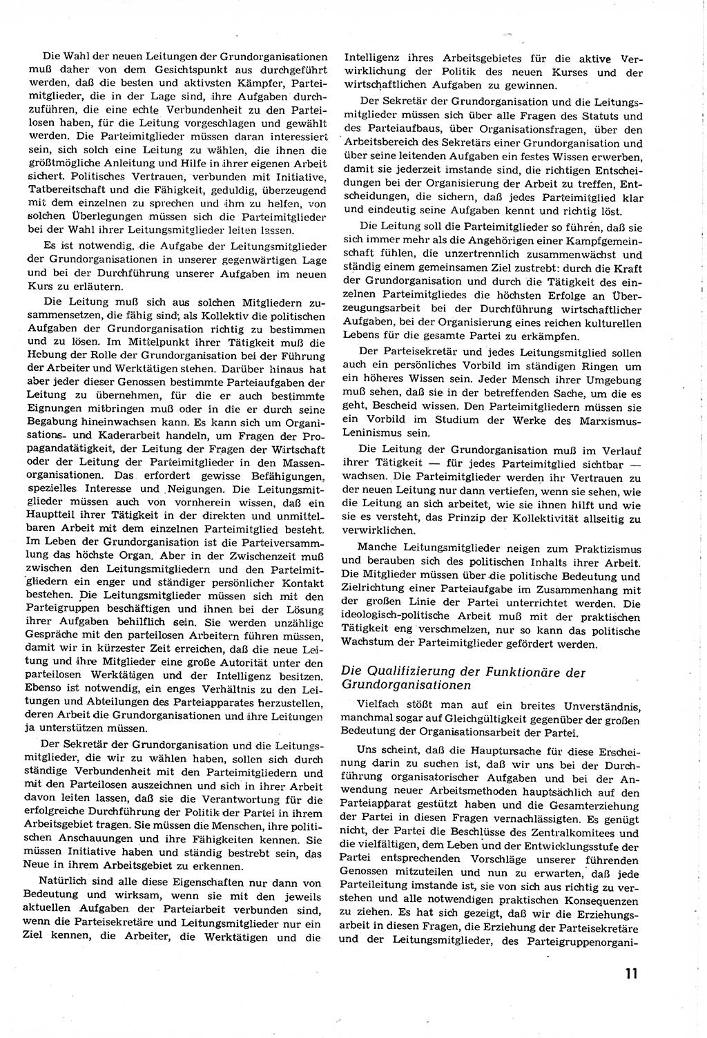 Neuer Weg (NW), Organ des Zentralkomitees (ZK) [Sozialistische Einheitspartei Deutschlands (SED)] für alle Parteiarbeiter, 8. Jahrgang [Deutsche Demokratische Republik (DDR)] 1953, Heft 18/11 (NW ZK SED DDR 1953, H. 18/11)