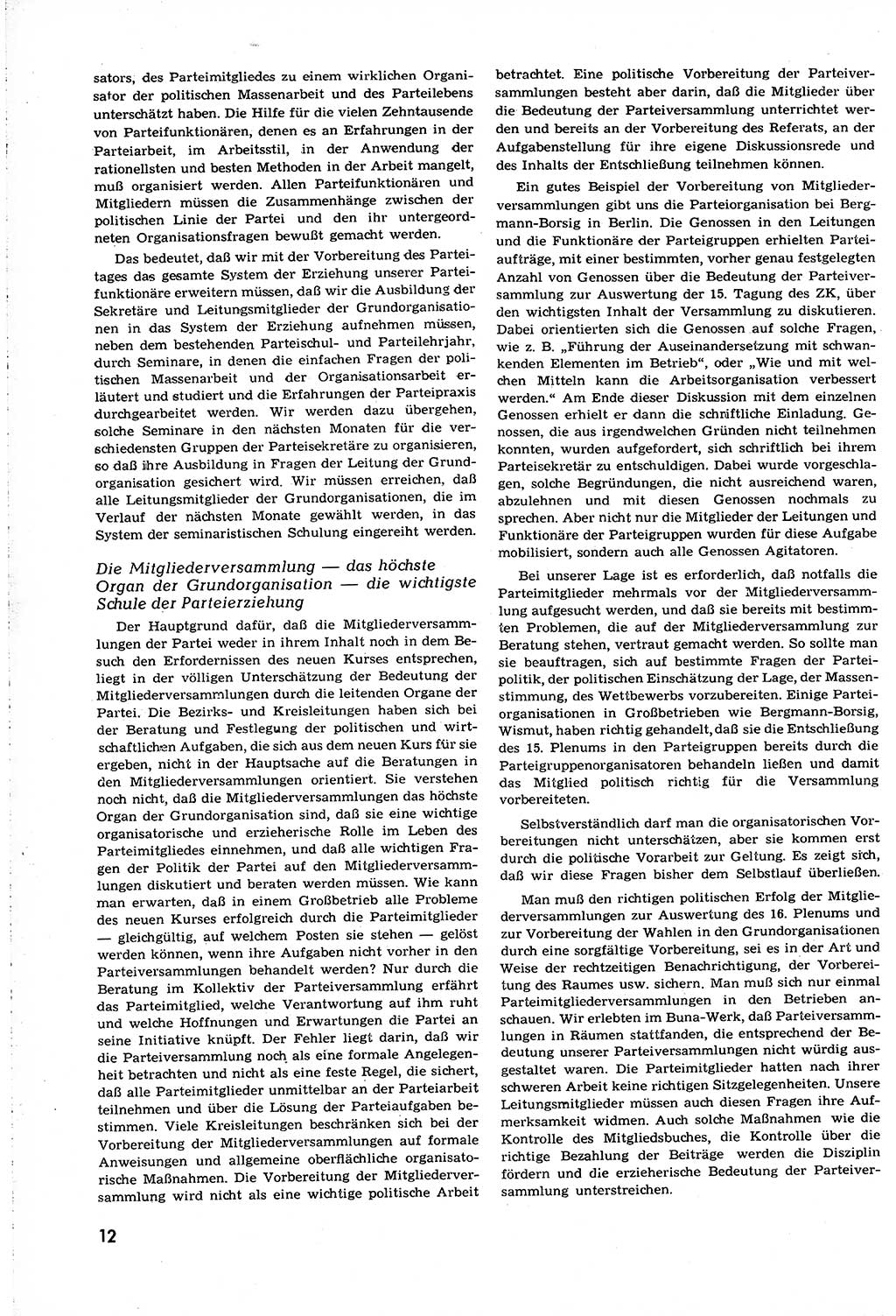 Neuer Weg (NW), Organ des Zentralkomitees (ZK) [Sozialistische Einheitspartei Deutschlands (SED)] für alle Parteiarbeiter, 8. Jahrgang [Deutsche Demokratische Republik (DDR)] 1953, Heft 18/12 (NW ZK SED DDR 1953, H. 18/12)