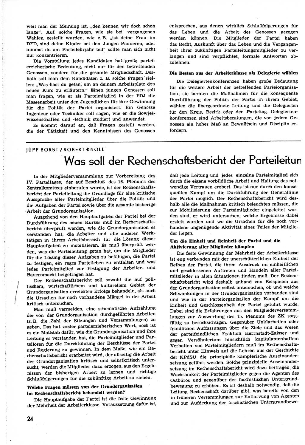 Neuer Weg (NW), Organ des Zentralkomitees (ZK) [Sozialistische Einheitspartei Deutschlands (SED)] für alle Parteiarbeiter, 8. Jahrgang [Deutsche Demokratische Republik (DDR)] 1953, Heft 18/24 (NW ZK SED DDR 1953, H. 18/24)
