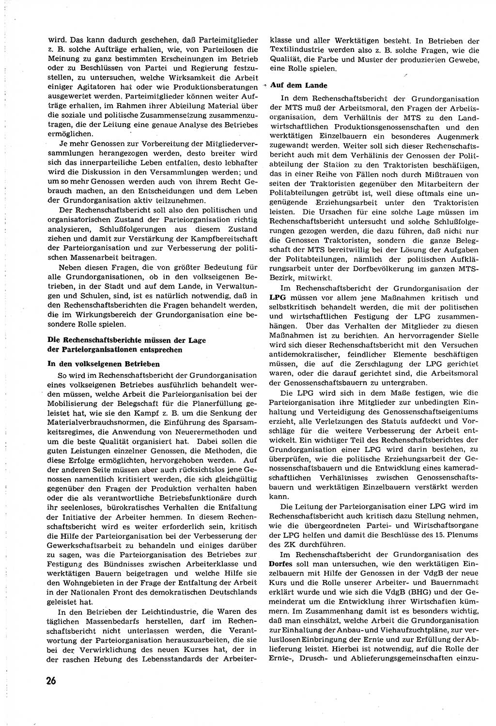 Neuer Weg (NW), Organ des Zentralkomitees (ZK) [Sozialistische Einheitspartei Deutschlands (SED)] für alle Parteiarbeiter, 8. Jahrgang [Deutsche Demokratische Republik (DDR)] 1953, Heft 18/26 (NW ZK SED DDR 1953, H. 18/26)