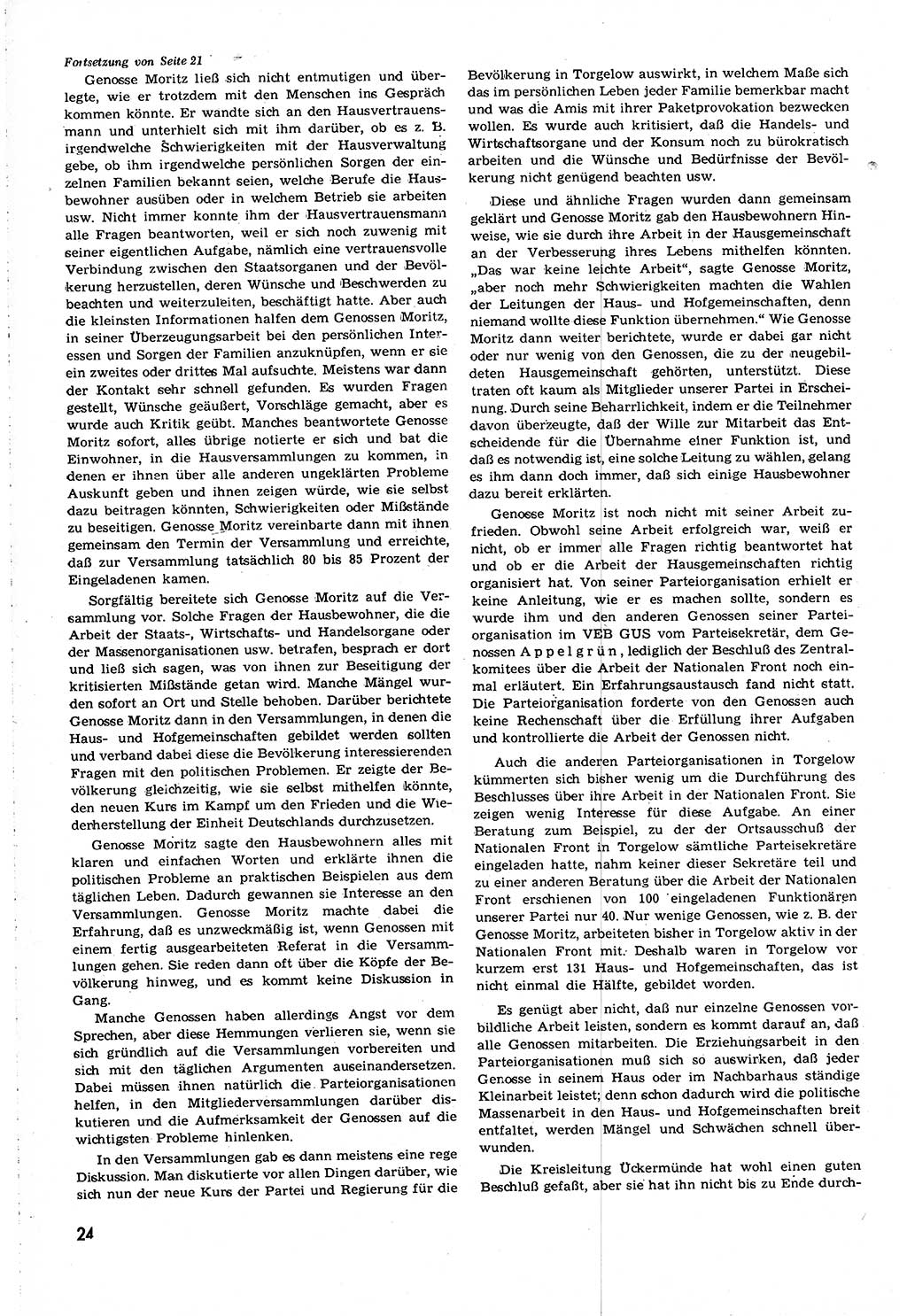 Neuer Weg (NW), Organ des Zentralkomitees (ZK) [Sozialistische Einheitspartei Deutschlands (SED)] für alle Parteiarbeiter, 8. Jahrgang [Deutsche Demokratische Republik (DDR)] 1953, Heft 19/24 (NW ZK SED DDR 1953, H. 19/24)