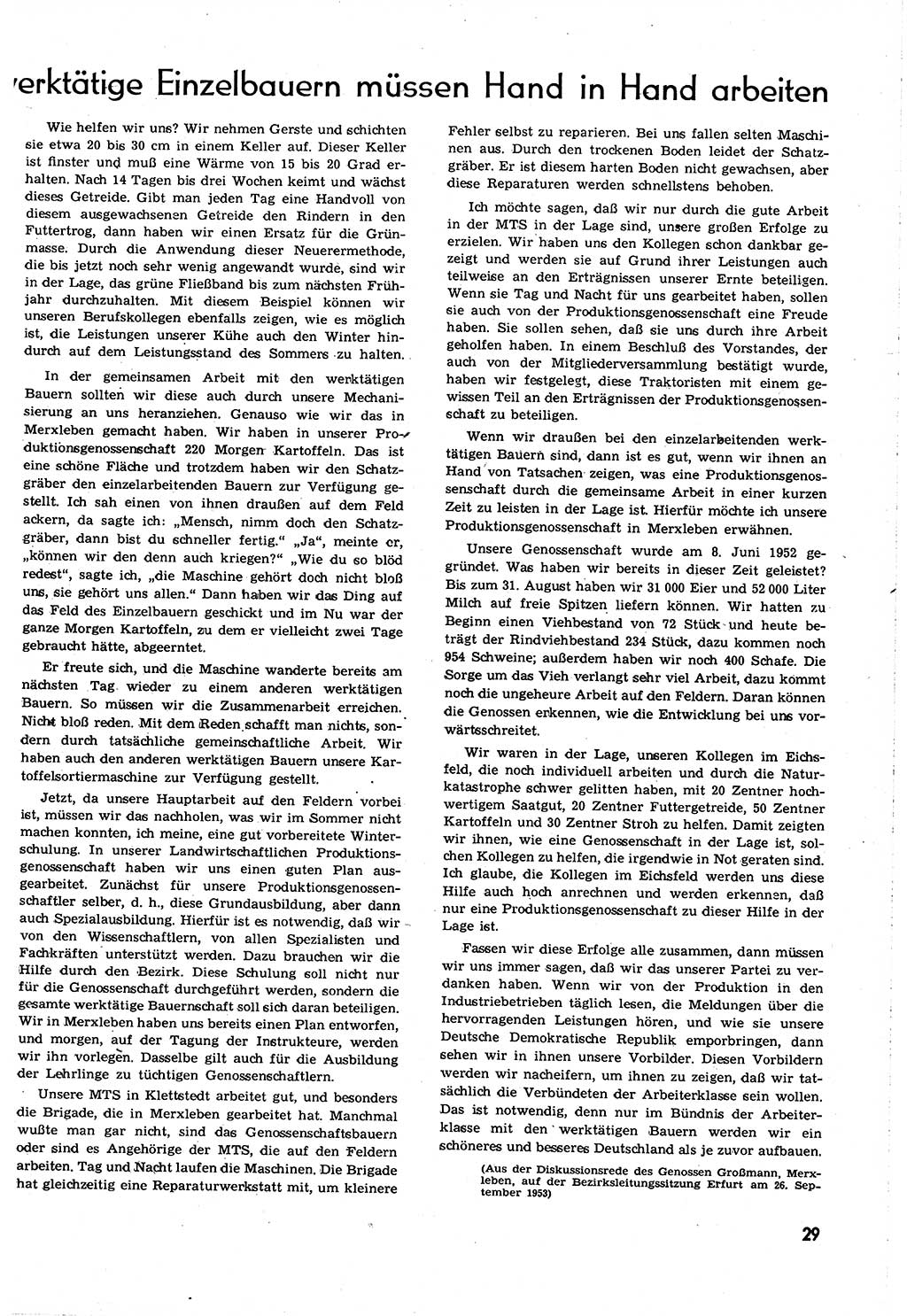 Neuer Weg (NW), Organ des Zentralkomitees (ZK) [Sozialistische Einheitspartei Deutschlands (SED)] für alle Parteiarbeiter, 8. Jahrgang [Deutsche Demokratische Republik (DDR)] 1953, Heft 19/29 (NW ZK SED DDR 1953, H. 19/29)