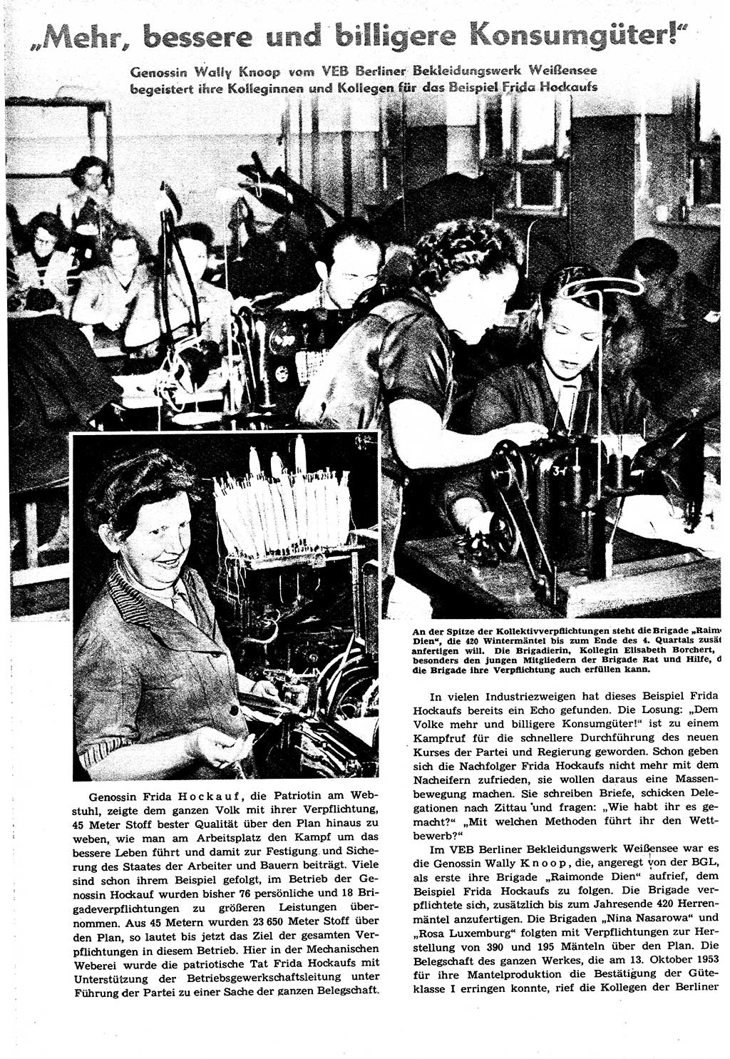 Neuer Weg (NW), Organ des Zentralkomitees (ZK) [Sozialistische Einheitspartei Deutschlands (SED)] für alle Parteiarbeiter, 8. Jahrgang [Deutsche Demokratische Republik (DDR)] 1953, Heft 20/26 (NW ZK SED DDR 1953, H. 20/26)