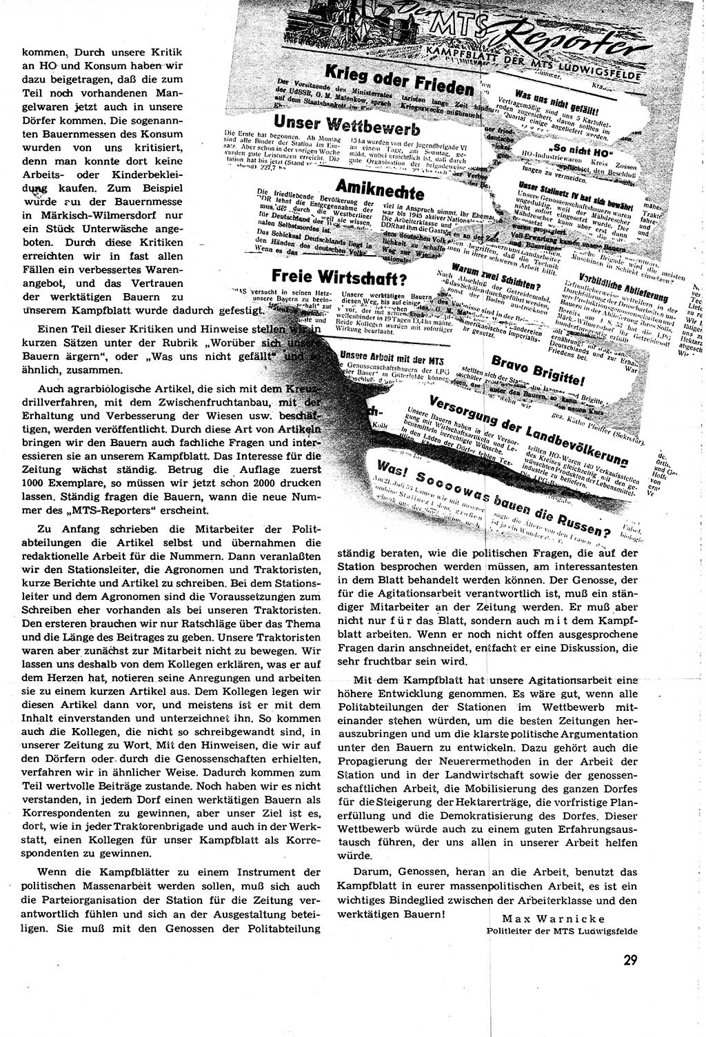 Neuer Weg (NW), Organ des Zentralkomitees (ZK) [Sozialistische Einheitspartei Deutschlands (SED)] für alle Parteiarbeiter, 8. Jahrgang [Deutsche Demokratische Republik (DDR)] 1953, Heft 20/29 (NW ZK SED DDR 1953, H. 20/29)