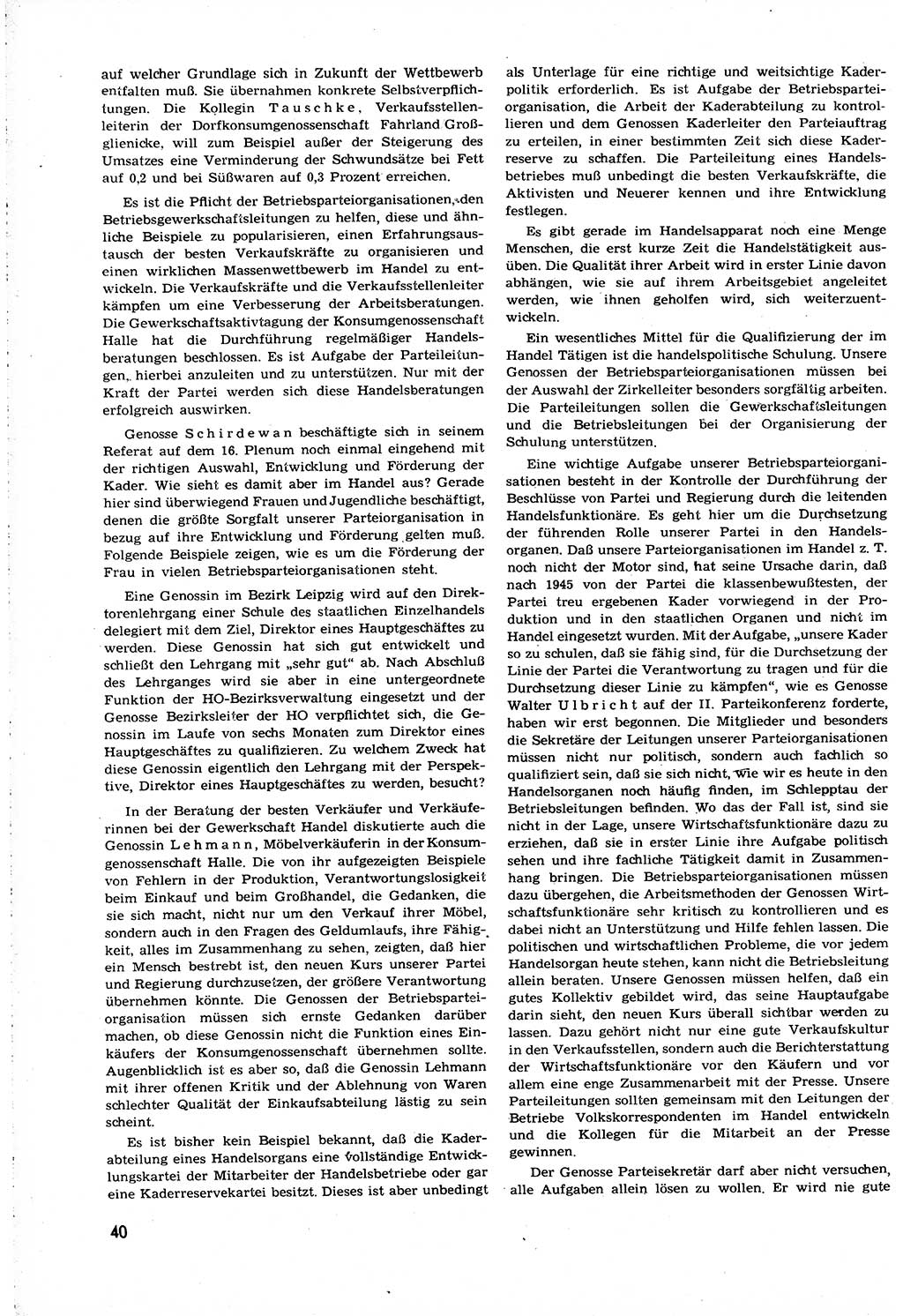 Neuer Weg (NW), Organ des Zentralkomitees (ZK) [Sozialistische Einheitspartei Deutschlands (SED)] für alle Parteiarbeiter, 8. Jahrgang [Deutsche Demokratische Republik (DDR)] 1953, Heft 20/40 (NW ZK SED DDR 1953, H. 20/40)