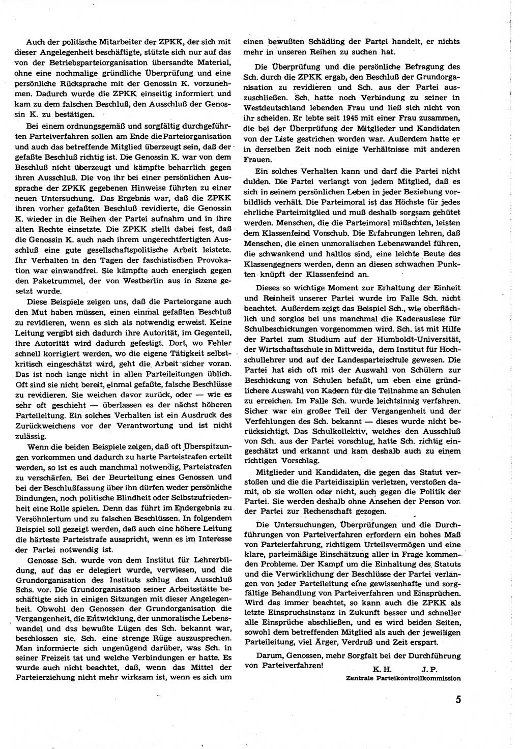 Neuer Weg (NW), Organ des Zentralkomitees (ZK) [Sozialistische Einheitspartei Deutschlands (SED)] für alle Parteiarbeiter, 8. Jahrgang [Deutsche Demokratische Republik (DDR)] 1953, Heft 21/5 (NW ZK SED DDR 1953, H. 21/5)