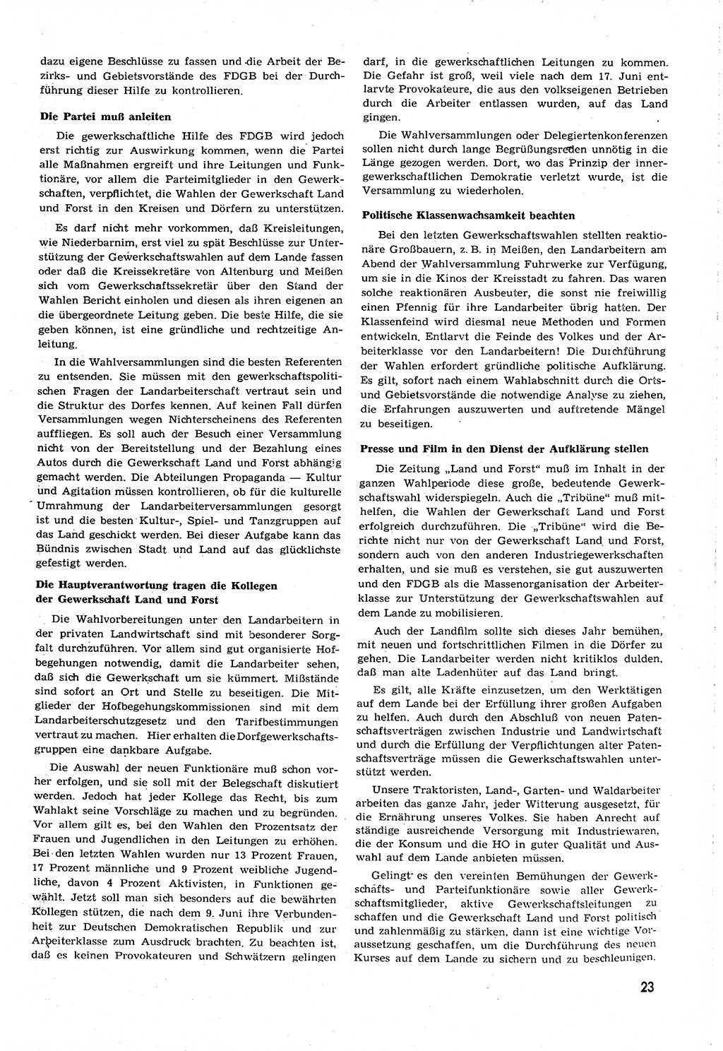 Neuer Weg (NW), Organ des Zentralkomitees (ZK) [Sozialistische Einheitspartei Deutschlands (SED)] für alle Parteiarbeiter, 8. Jahrgang [Deutsche Demokratische Republik (DDR)] 1953, Heft 21/23 (NW ZK SED DDR 1953, H. 21/23)